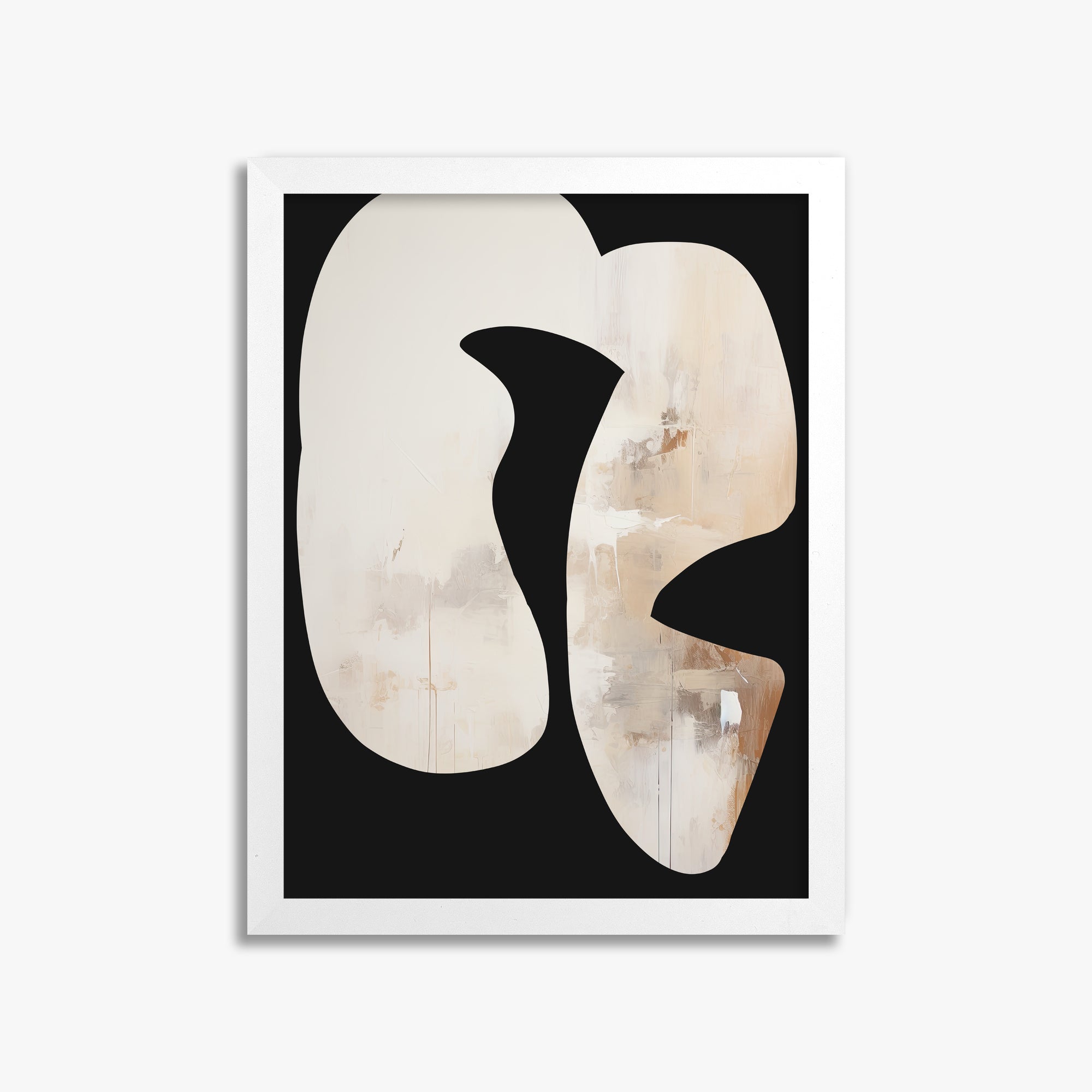 Ethereal Harmony, 30x40cm Framed Poster With White Frame