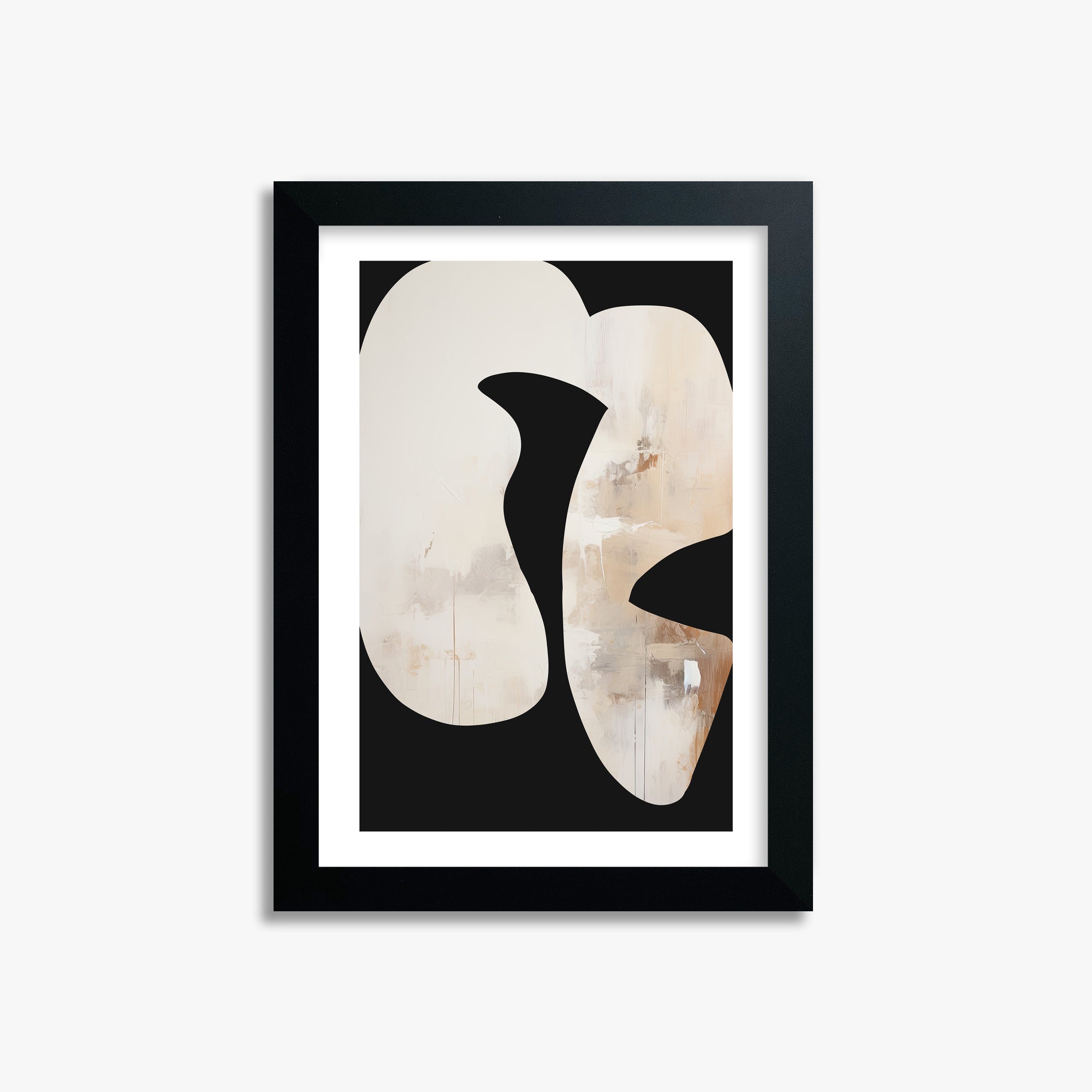 Ethereal Harmony, 21x30cm Black Framed Art Reproduction