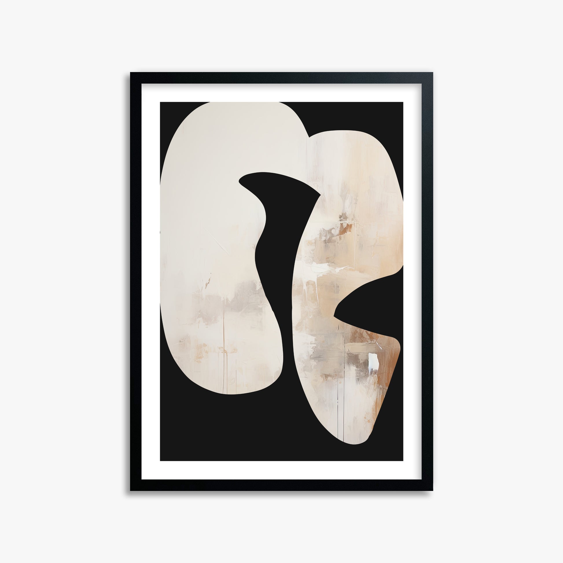 Ethereal Harmony, 50x70cm Black Framed Art Reproduction