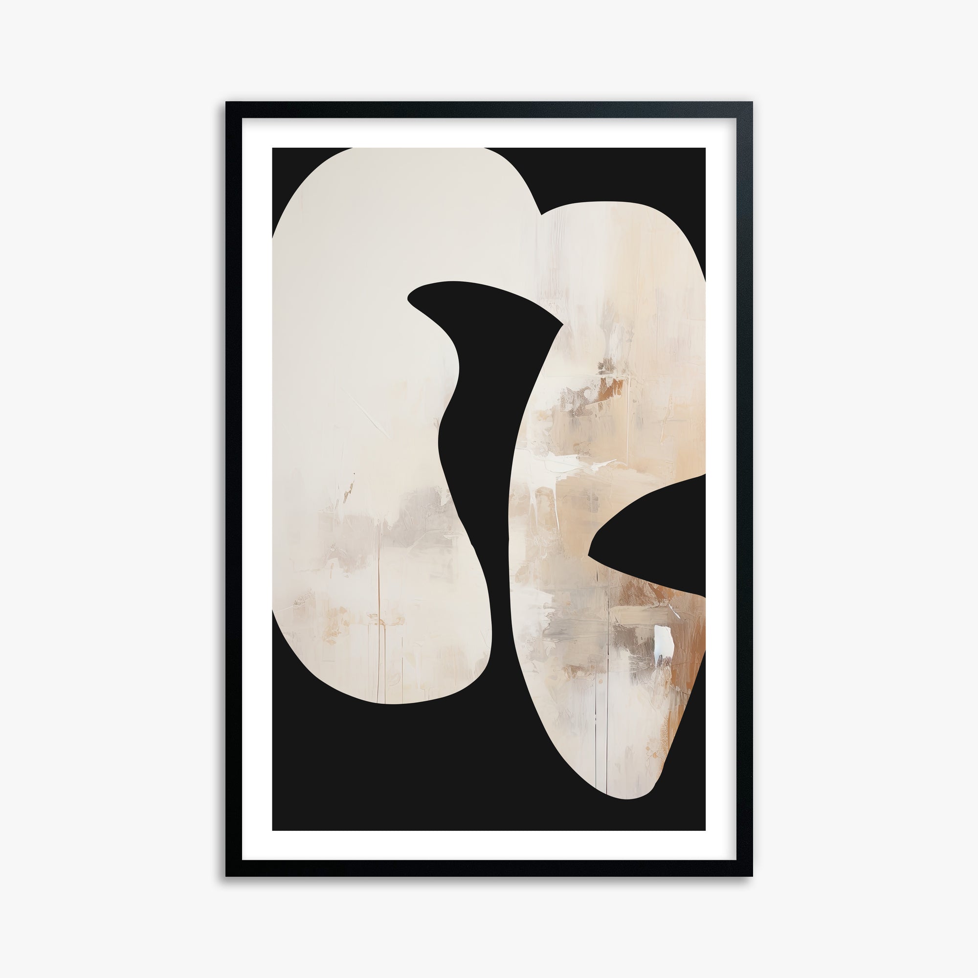 Ethereal Harmony, 61x91cm Black Framed Art Reproduction