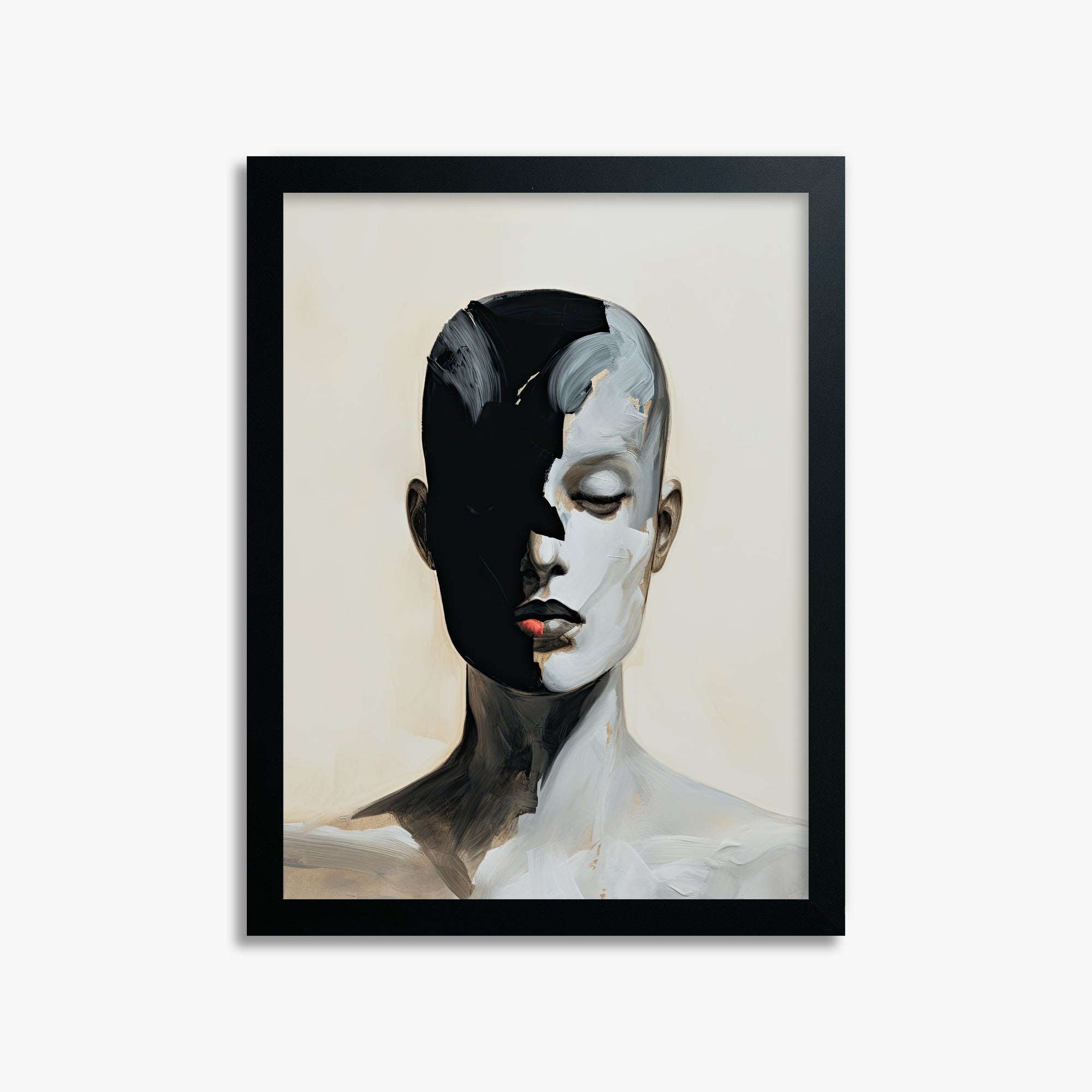 Masked Echo, 30x40cm Framed Poster With Black Frame