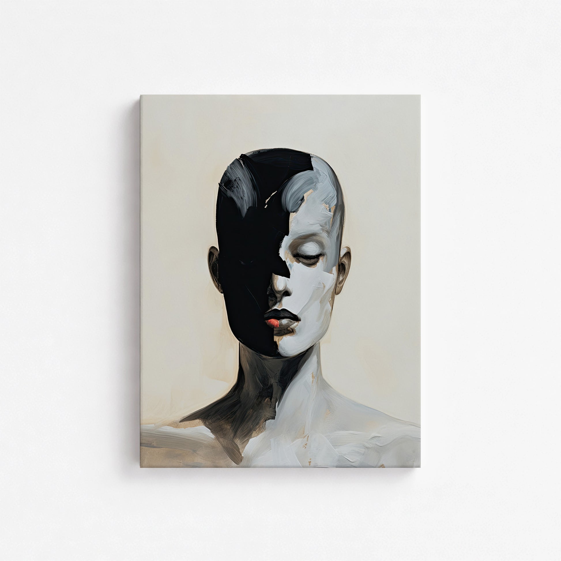 Masked Echo, 30x40cm Satin Canvas Art Reproduction