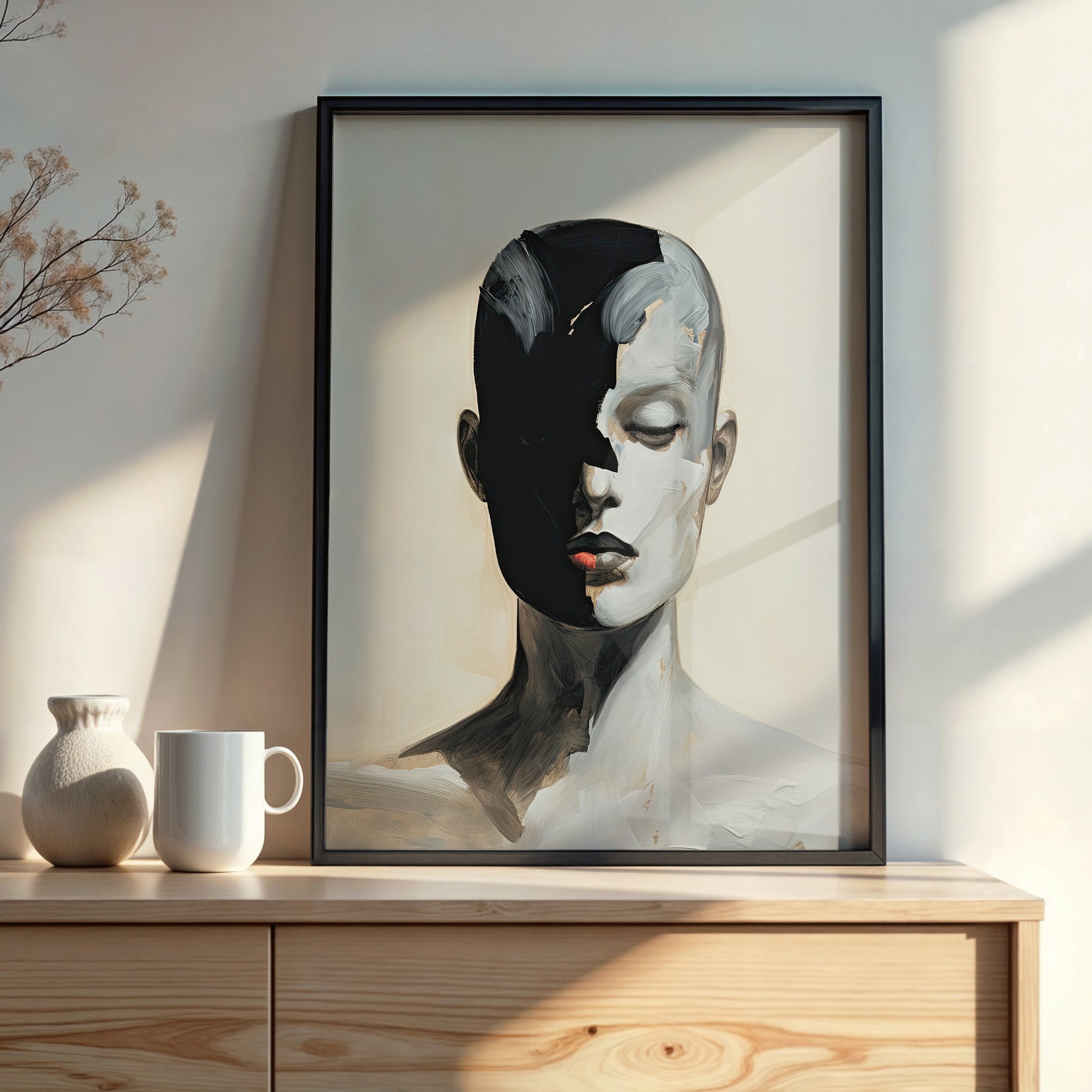 Design Concept No. 22 for Masked Echo Modern Poster Art