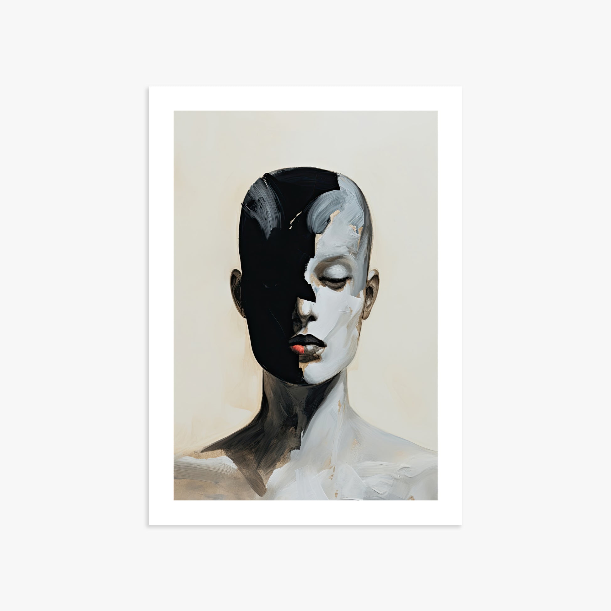 Masked Echo, 50x70cm Printed Poster