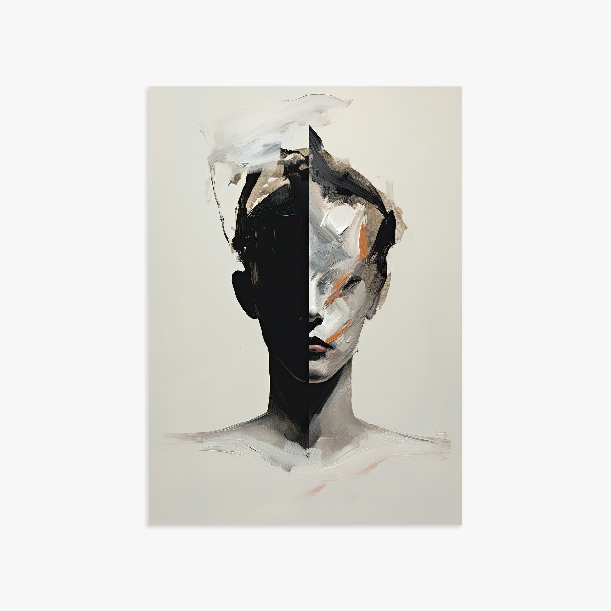 Divided Persona, 50x70cm Poster Unframed
