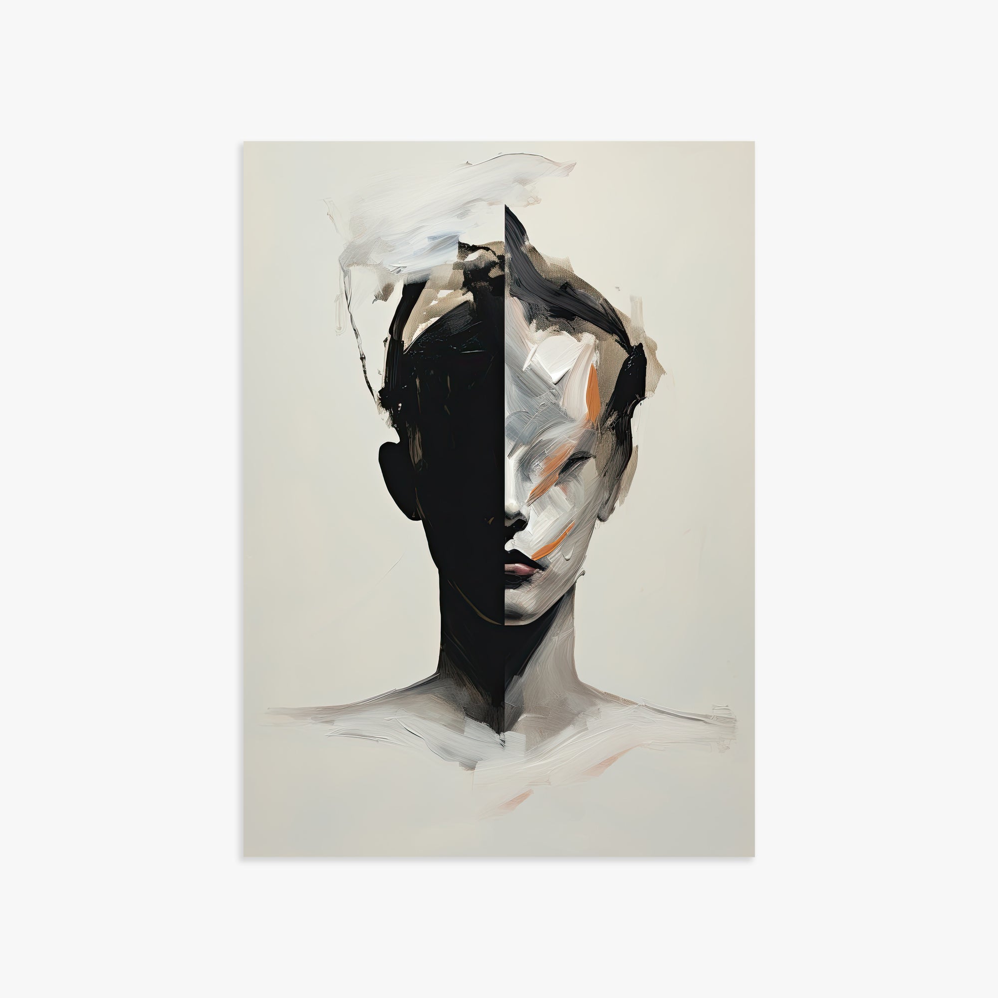 Divided Persona, 50x70cm Poster Unframed