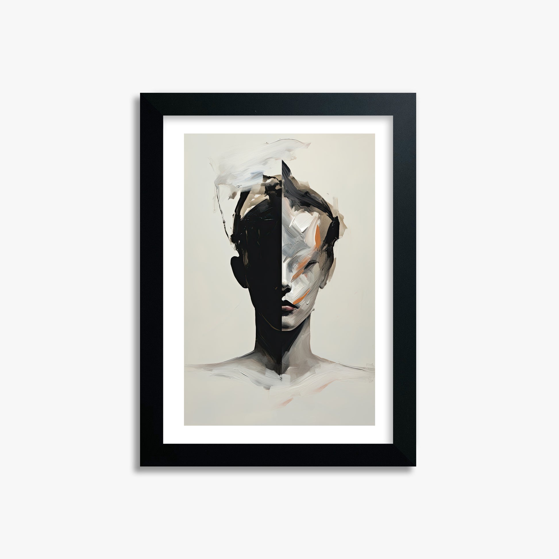 Divided Persona, 21x30cm Black Framed Art Reproduction