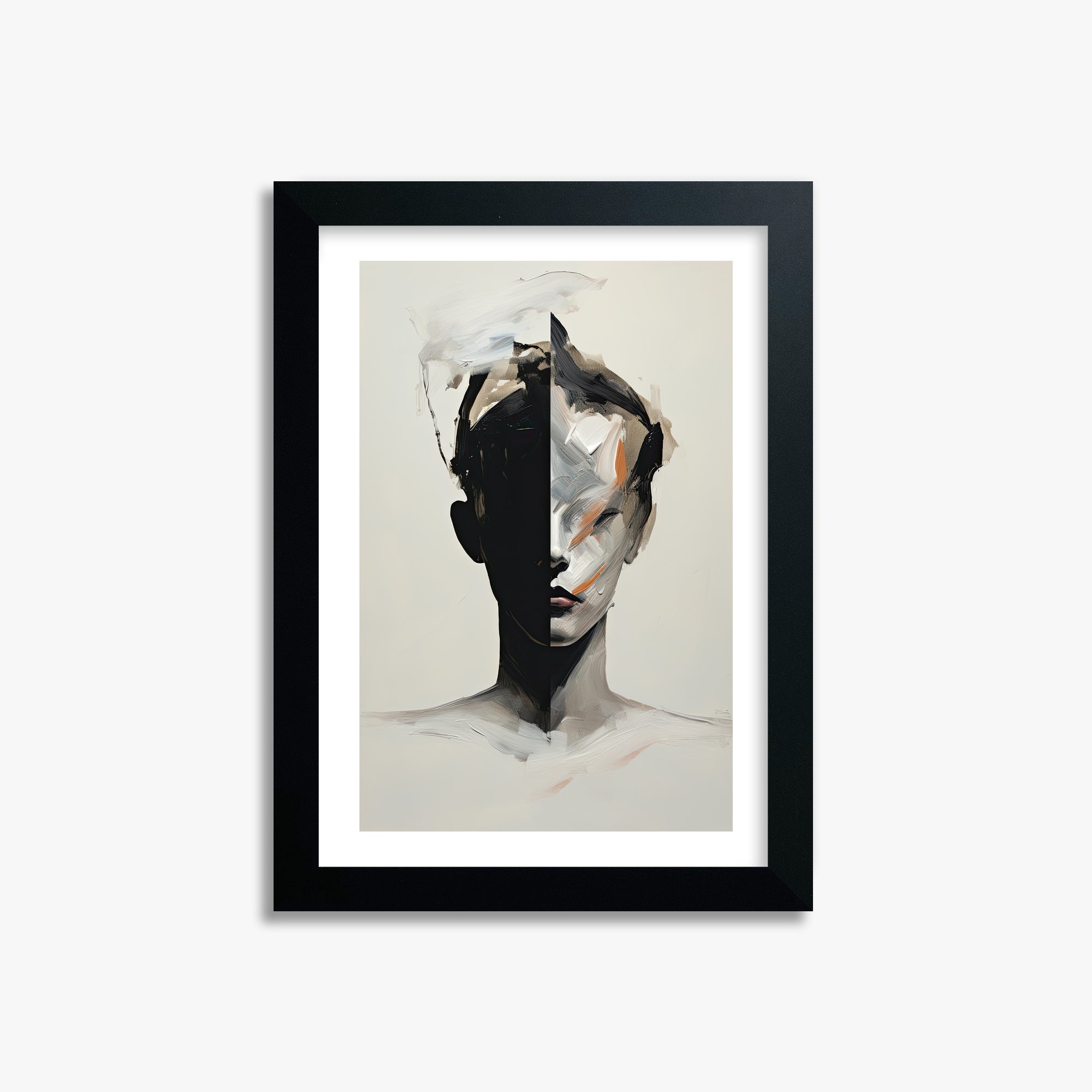 Divided Persona, 21x30cm Black Framed Art Reproduction