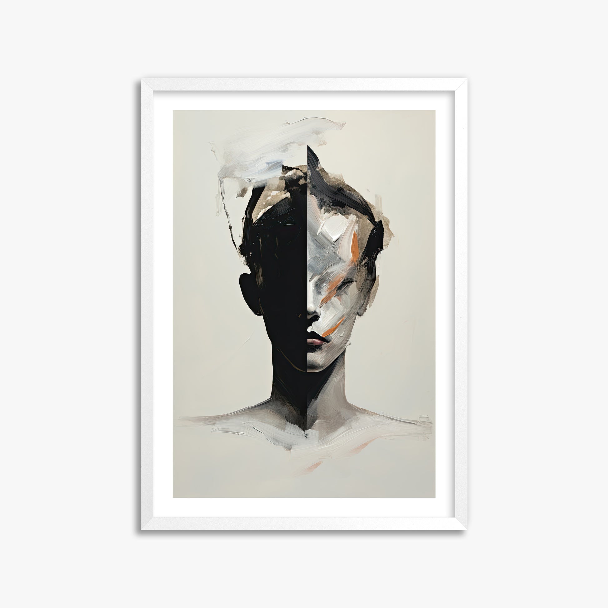 Divided Persona, 50x70cm Whitek Framed Art Reproduction