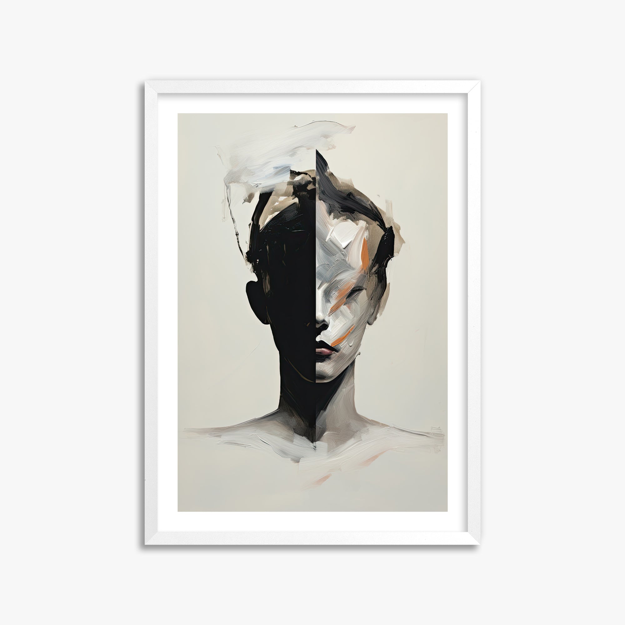 Divided Persona, 50x70cm Whitek Framed Art Reproduction
