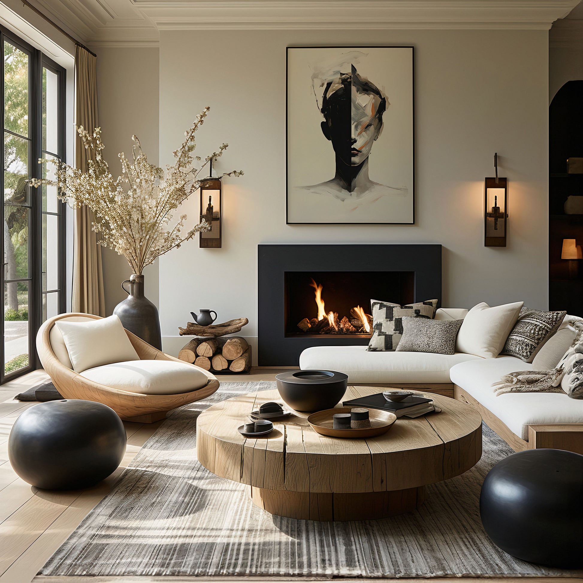 Design Concept No. 39 for Divided Persona Modern Poster Art