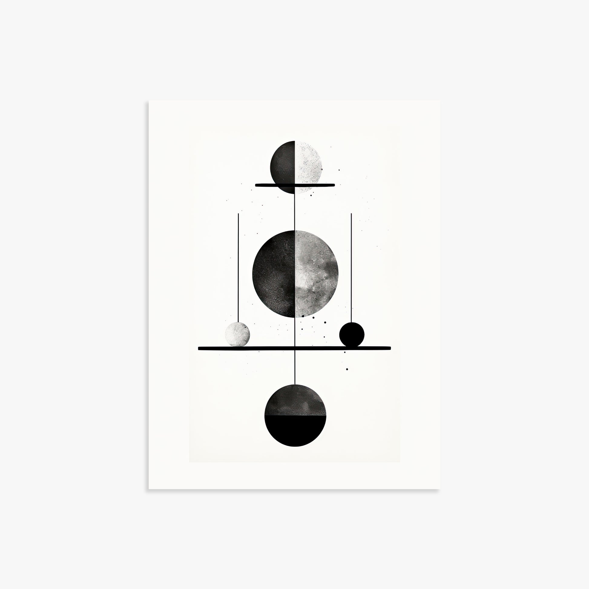 Equilibrium Spheres, 30x40cm Poster Unframed