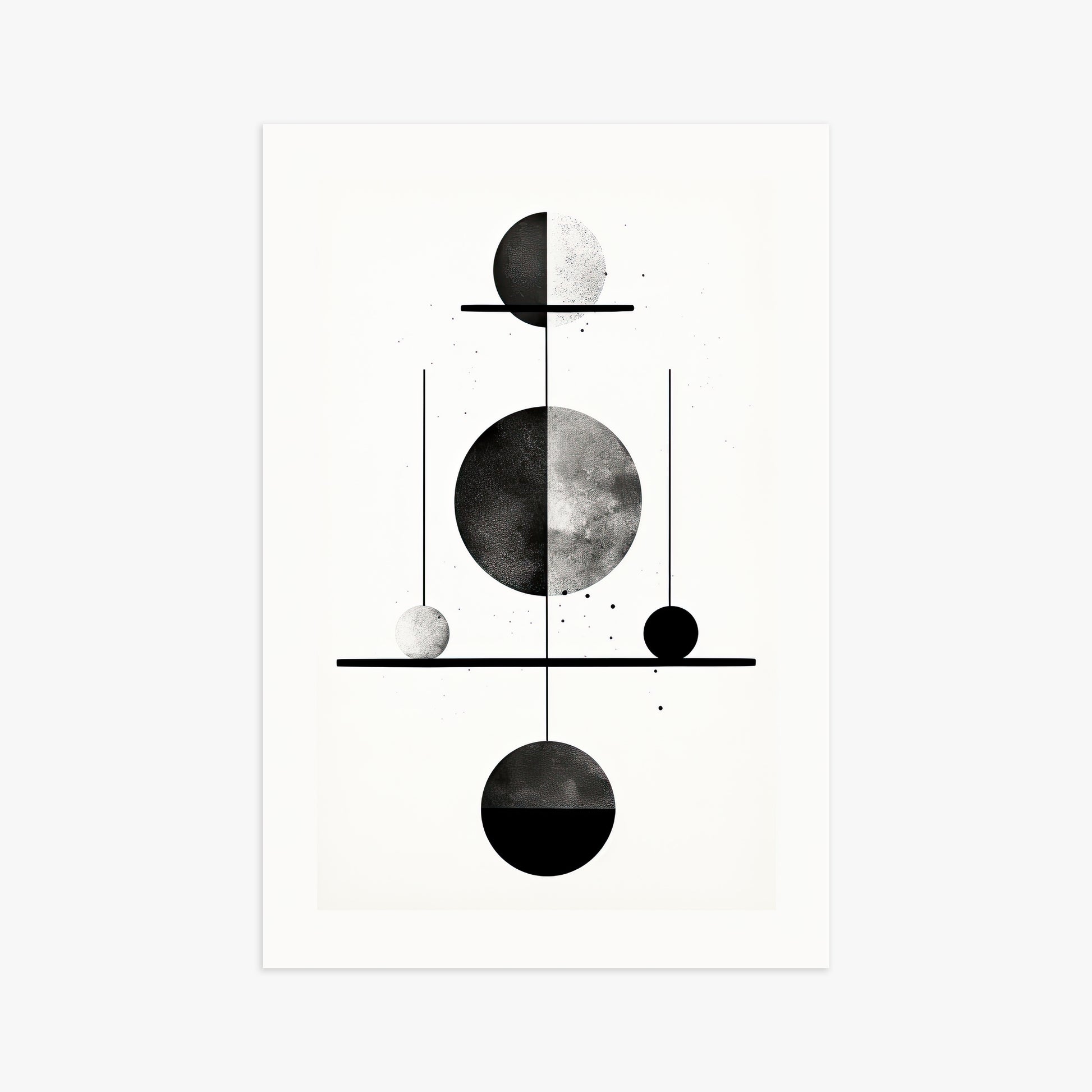 Equilibrium Spheres, 61x91cm Poster Unframed