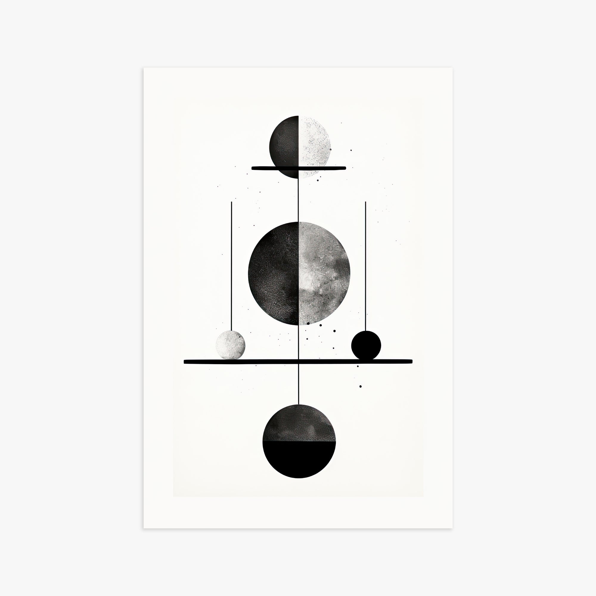 Equilibrium Spheres, 61x91cm Poster Unframed