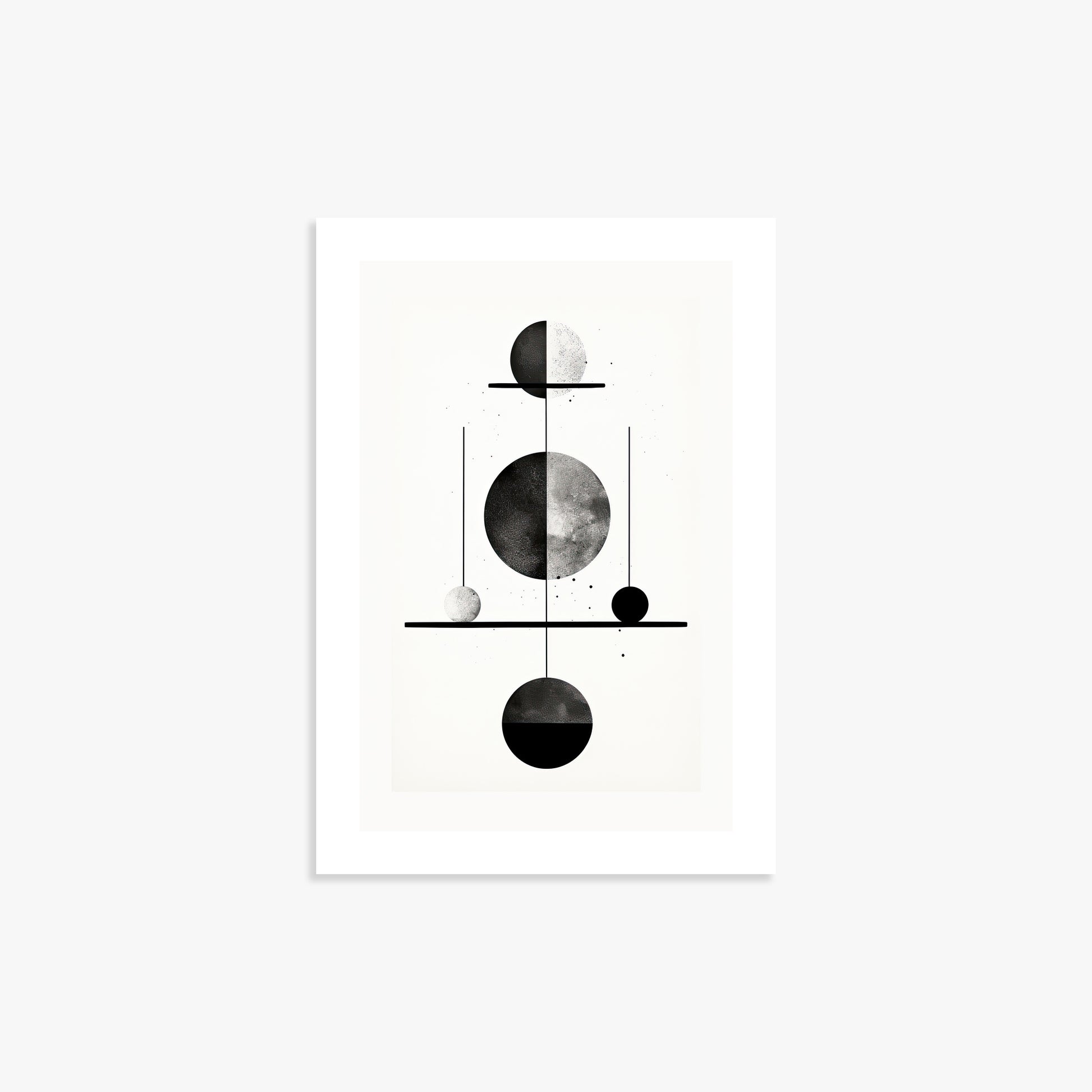 Equilibrium Spheres, 21x30cm Printed Poster