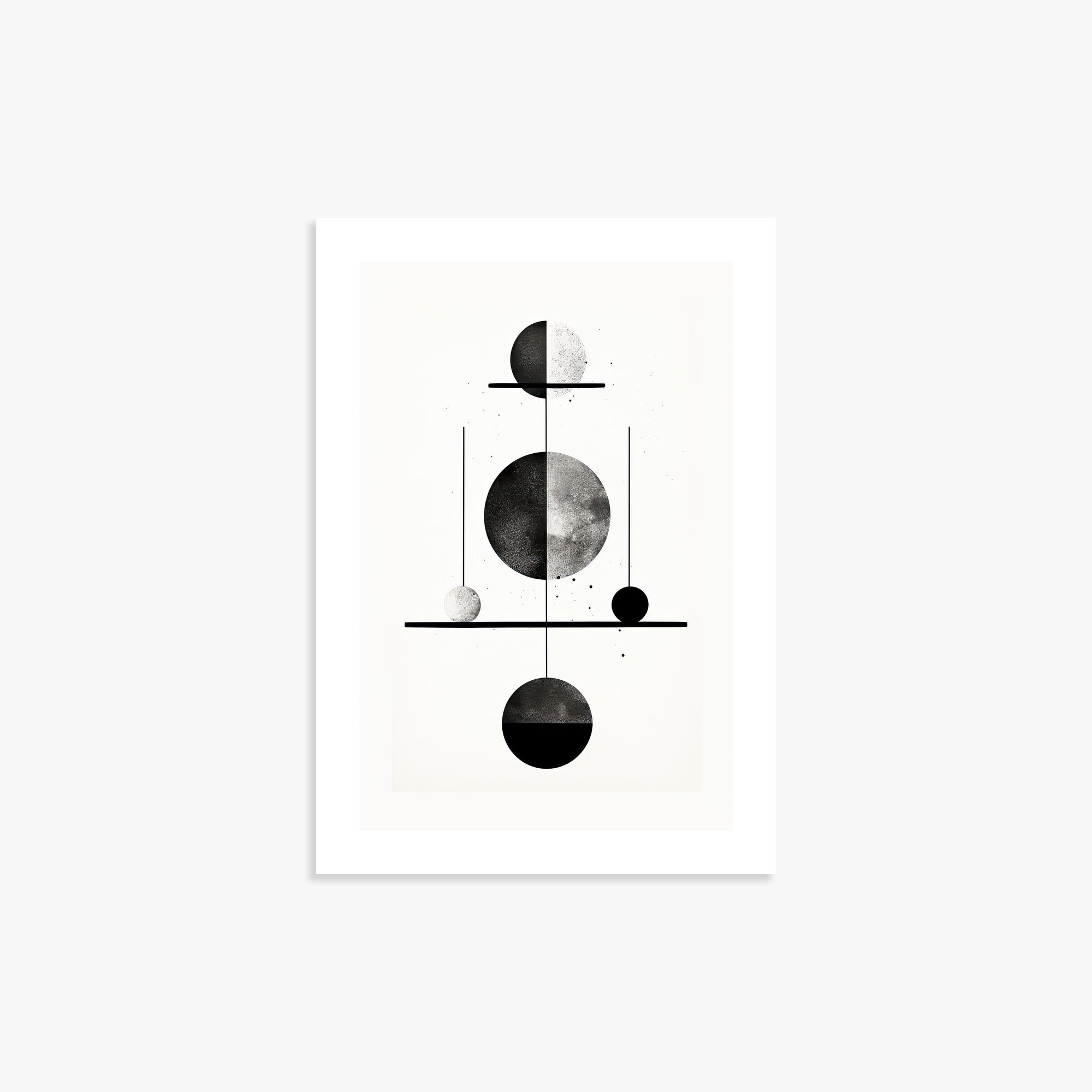 Equilibrium Spheres, 21x30cm Printed Poster