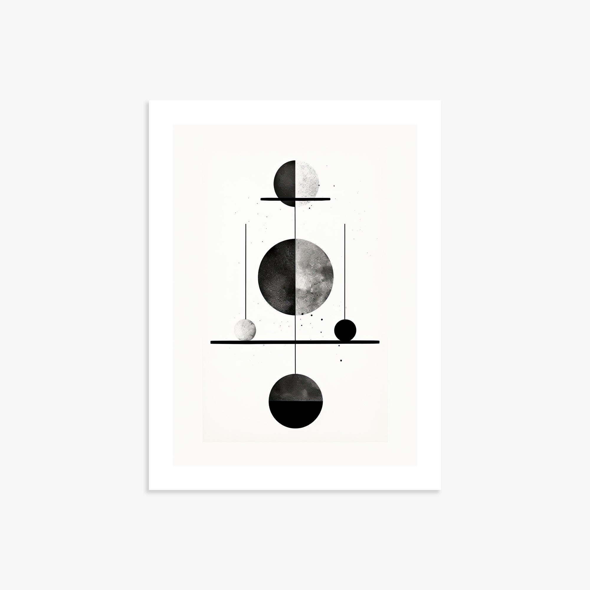 Equilibrium Spheres, 30x40cm Printed Poster