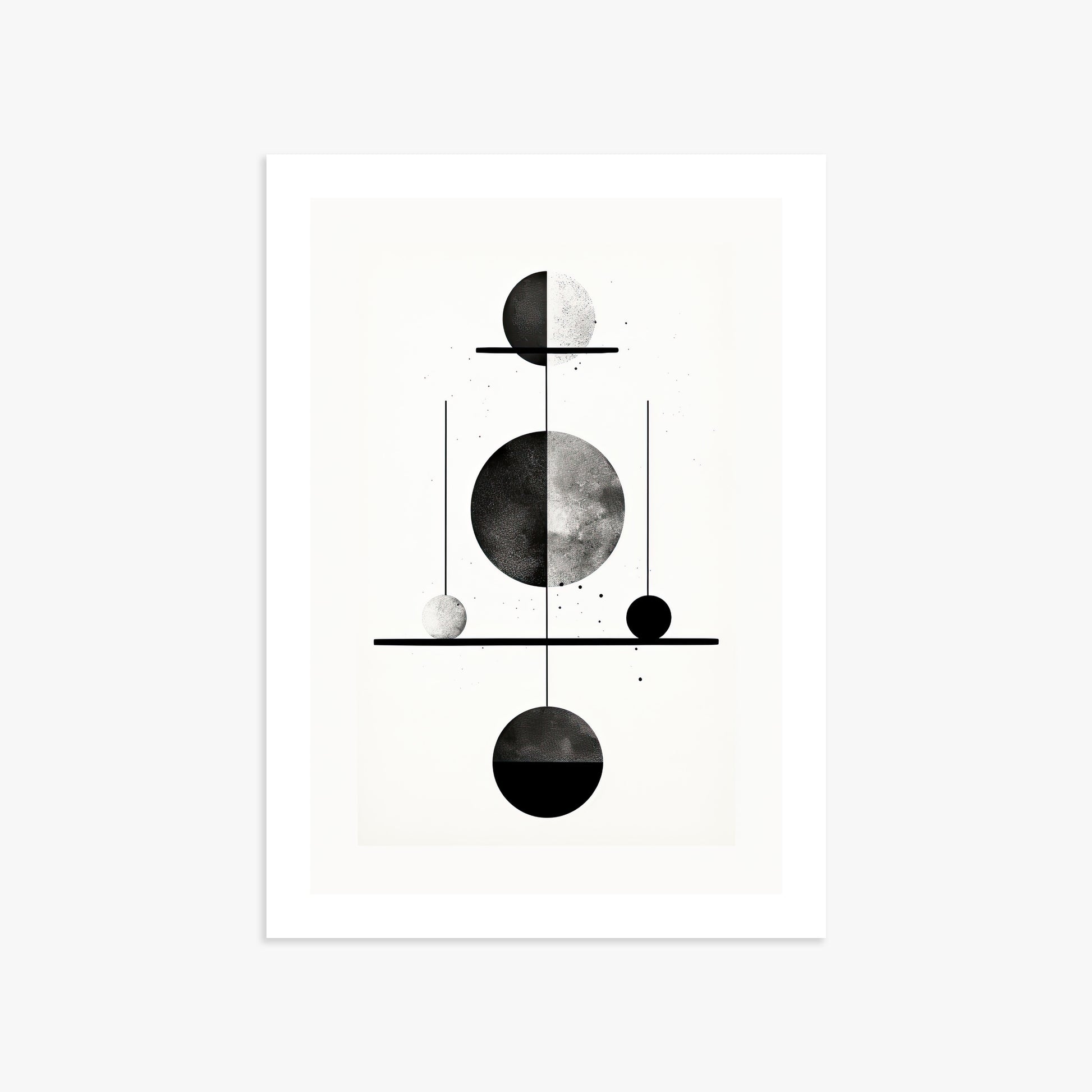 Equilibrium Spheres, 50x70cm Printed Poster
