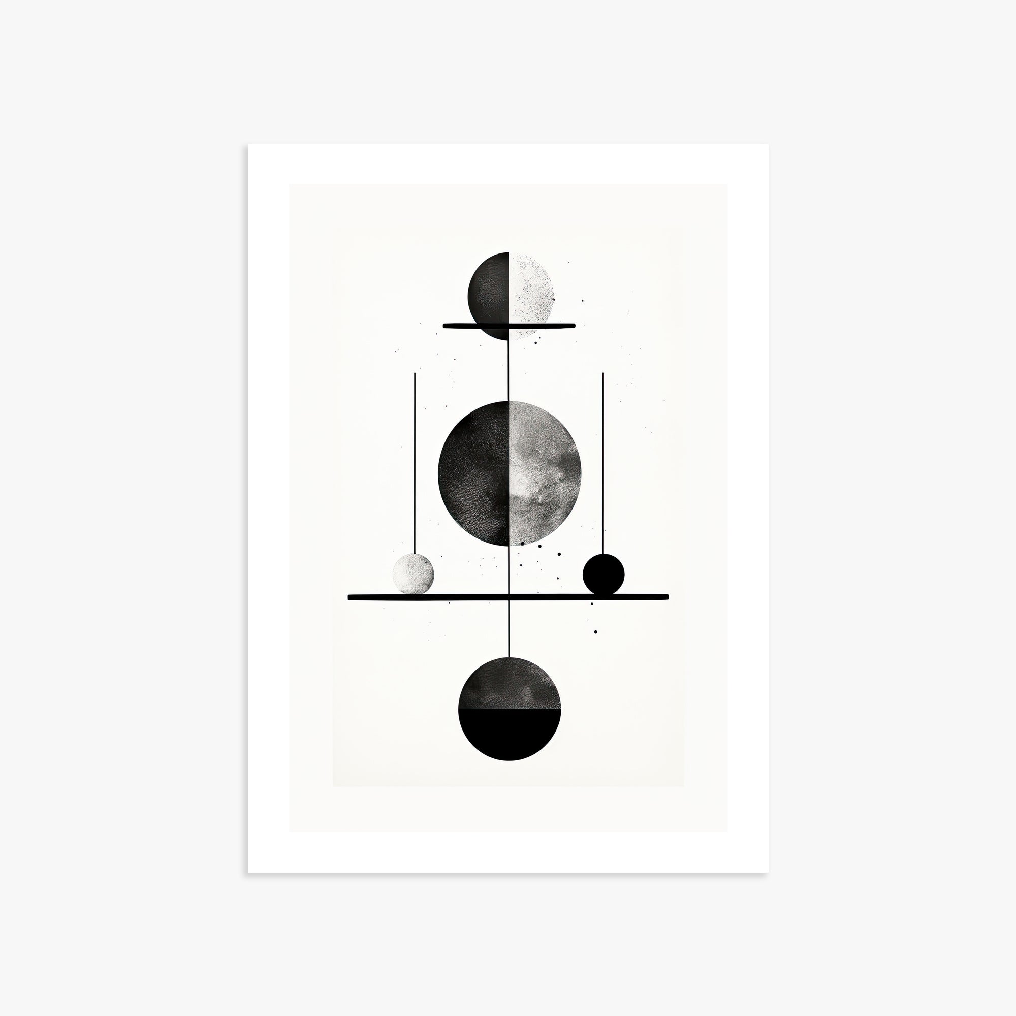 Equilibrium Spheres, 50x70cm Printed Poster
