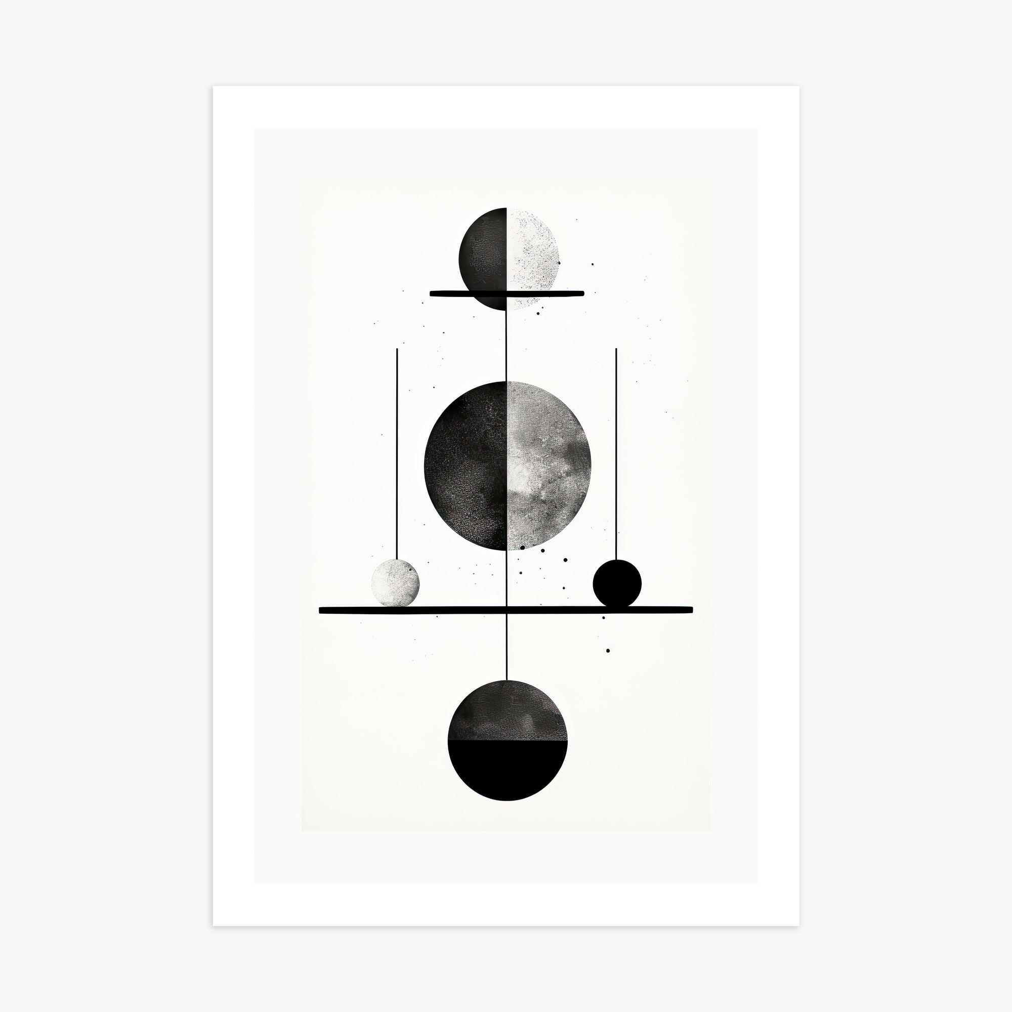 Equilibrium Spheres, 70x100cm Printed Poster