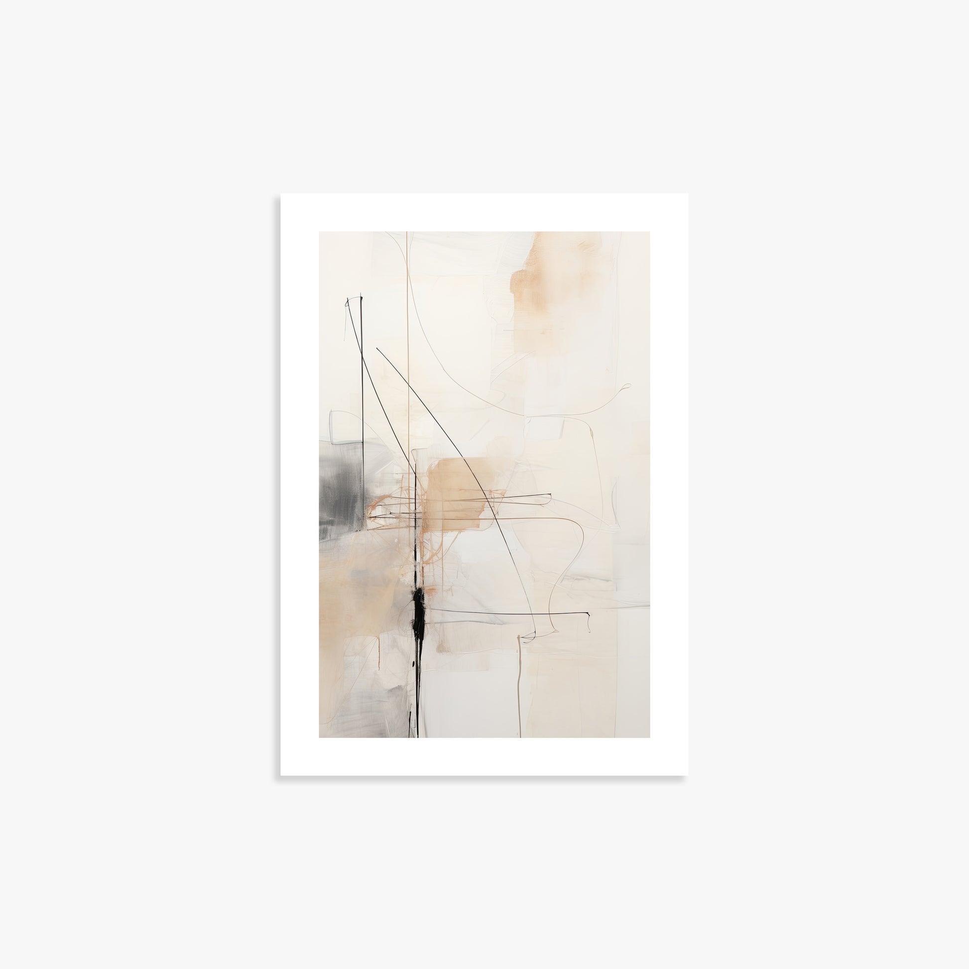 Veiled Blueprint, 21x30cm Printed Poster