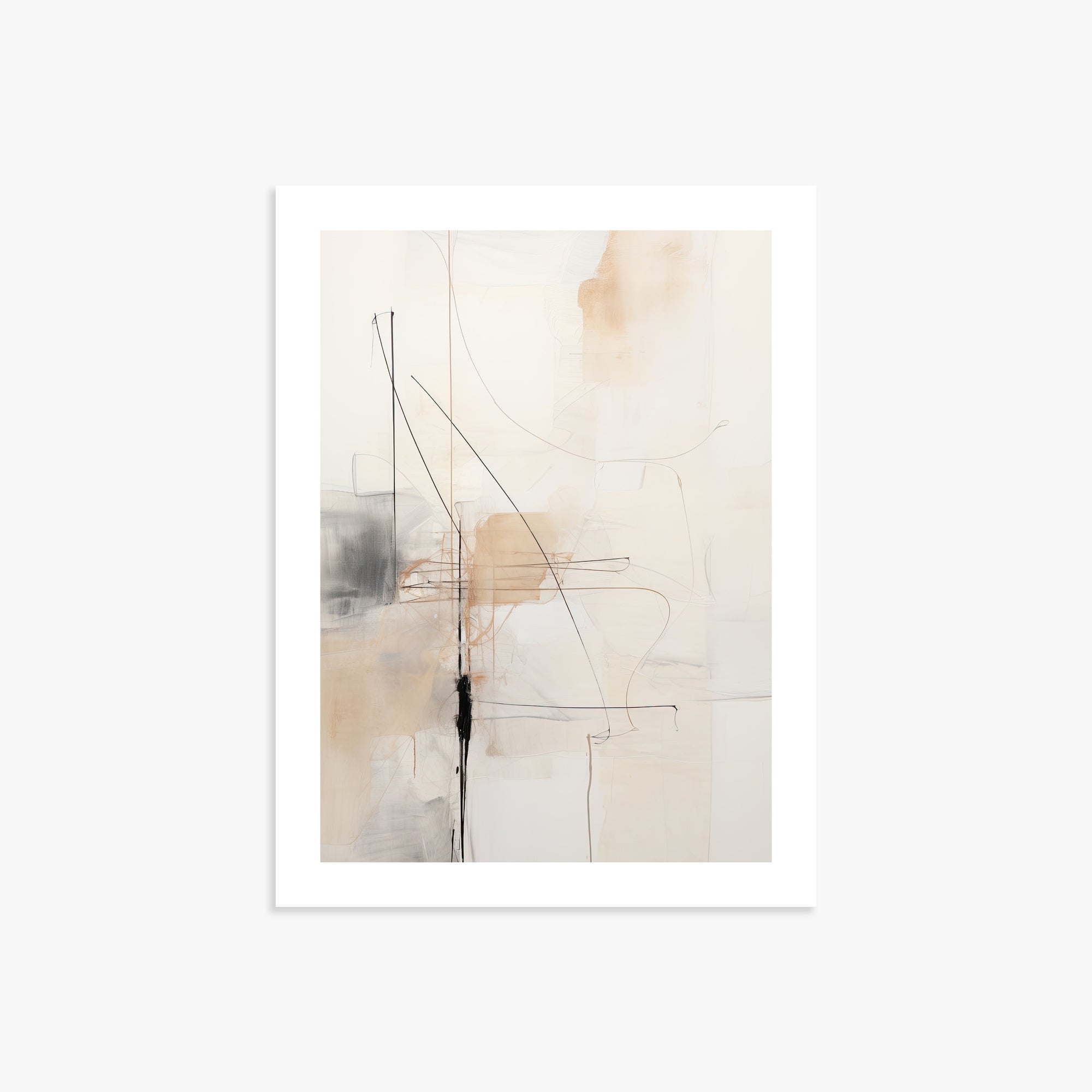 Veiled Blueprint, 30x40cm Printed Poster