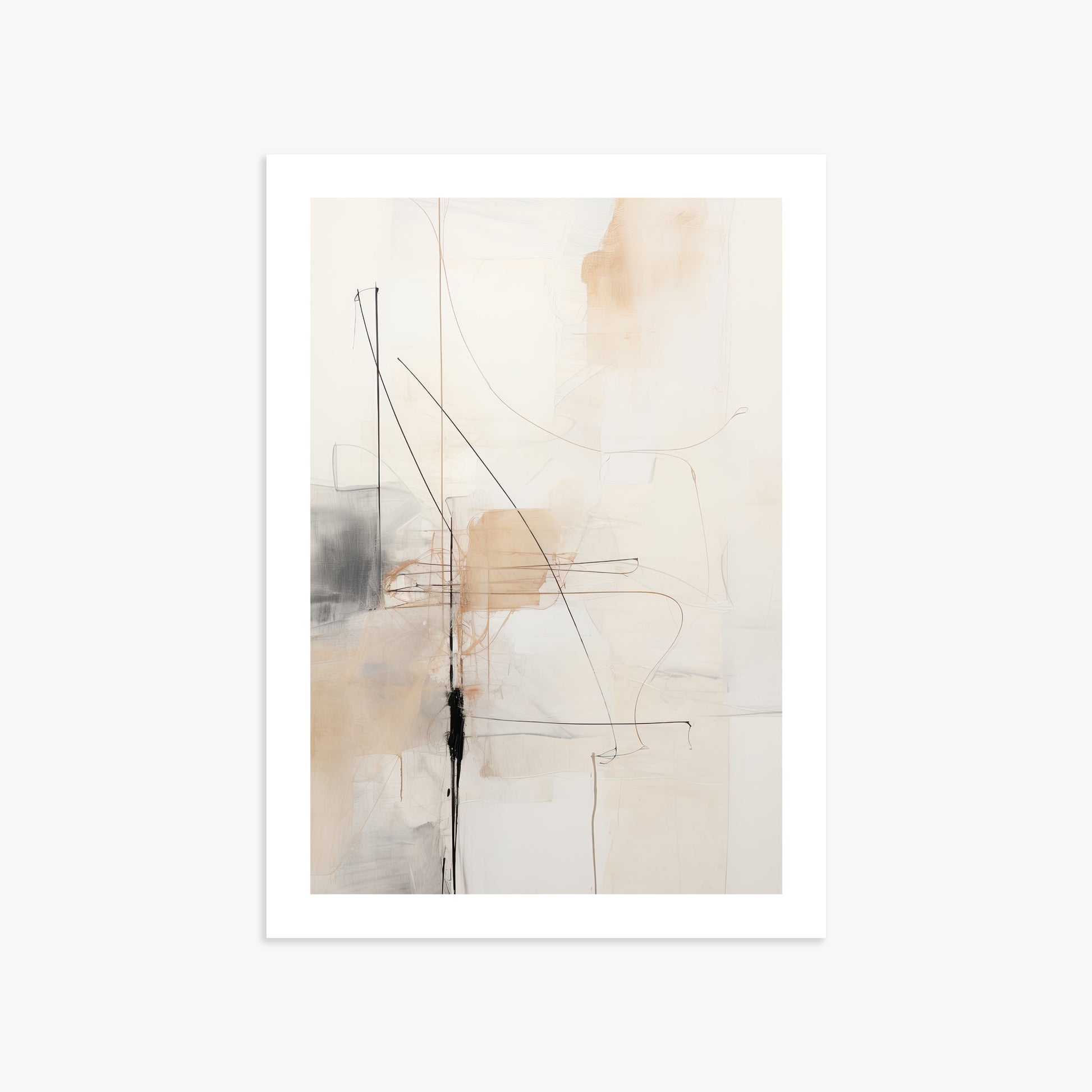Veiled Blueprint, 50x70cm Printed Poster
