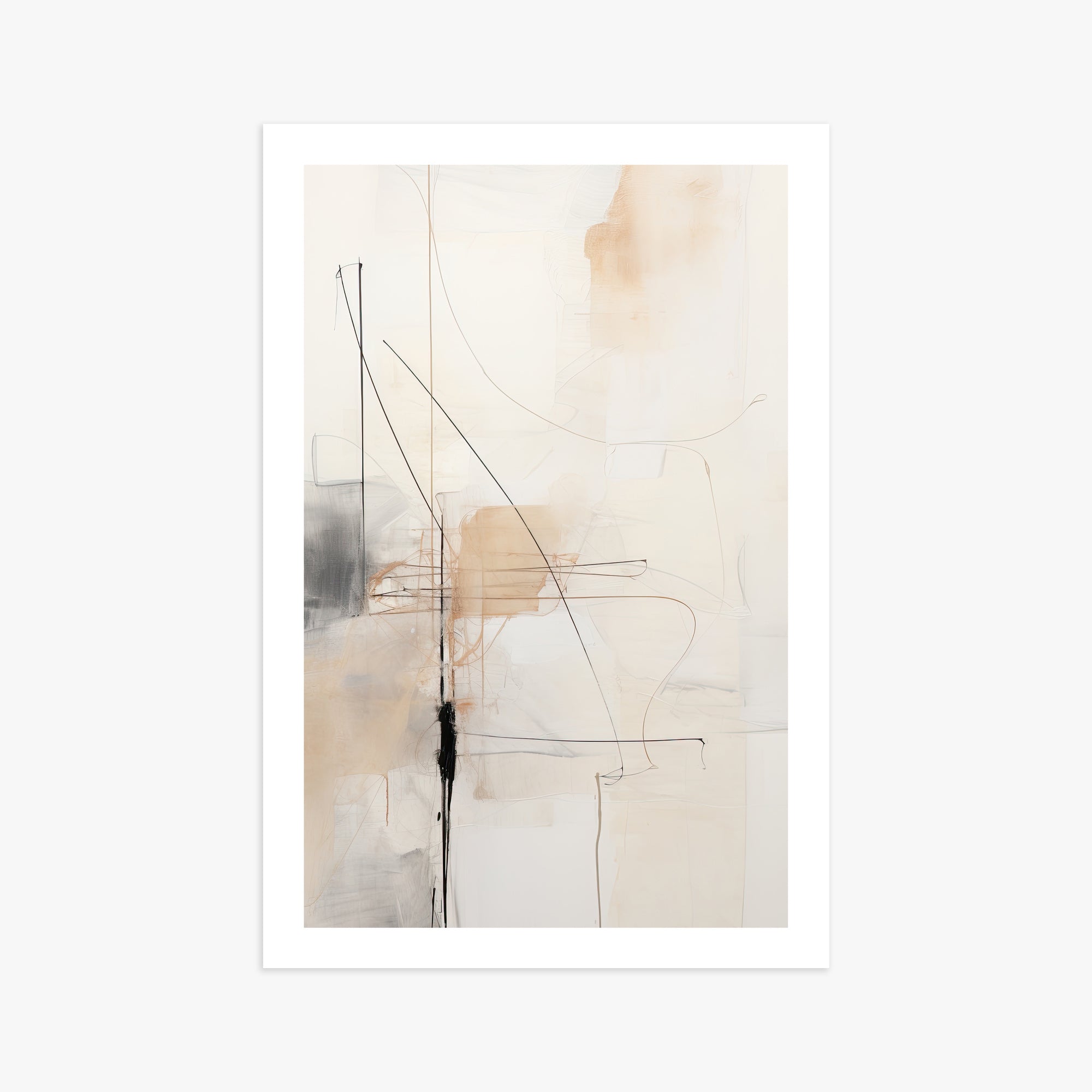 Veiled Blueprint, 61x91cm Printed Poster