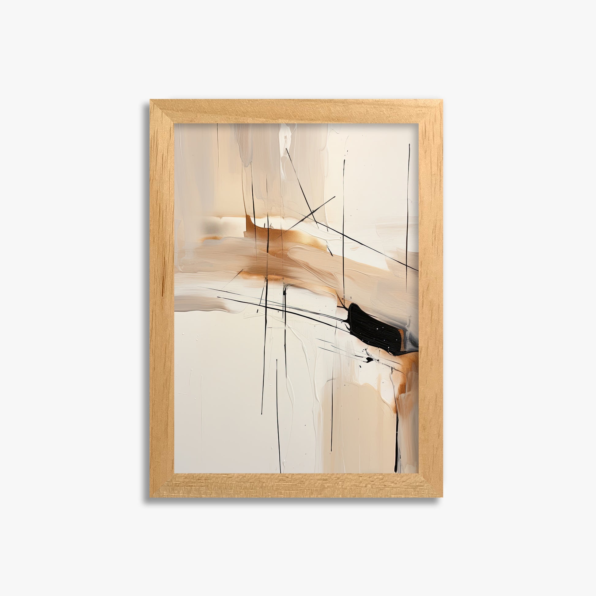 Desert Whisper, 21x30cm Framed Poster With Oak Frame