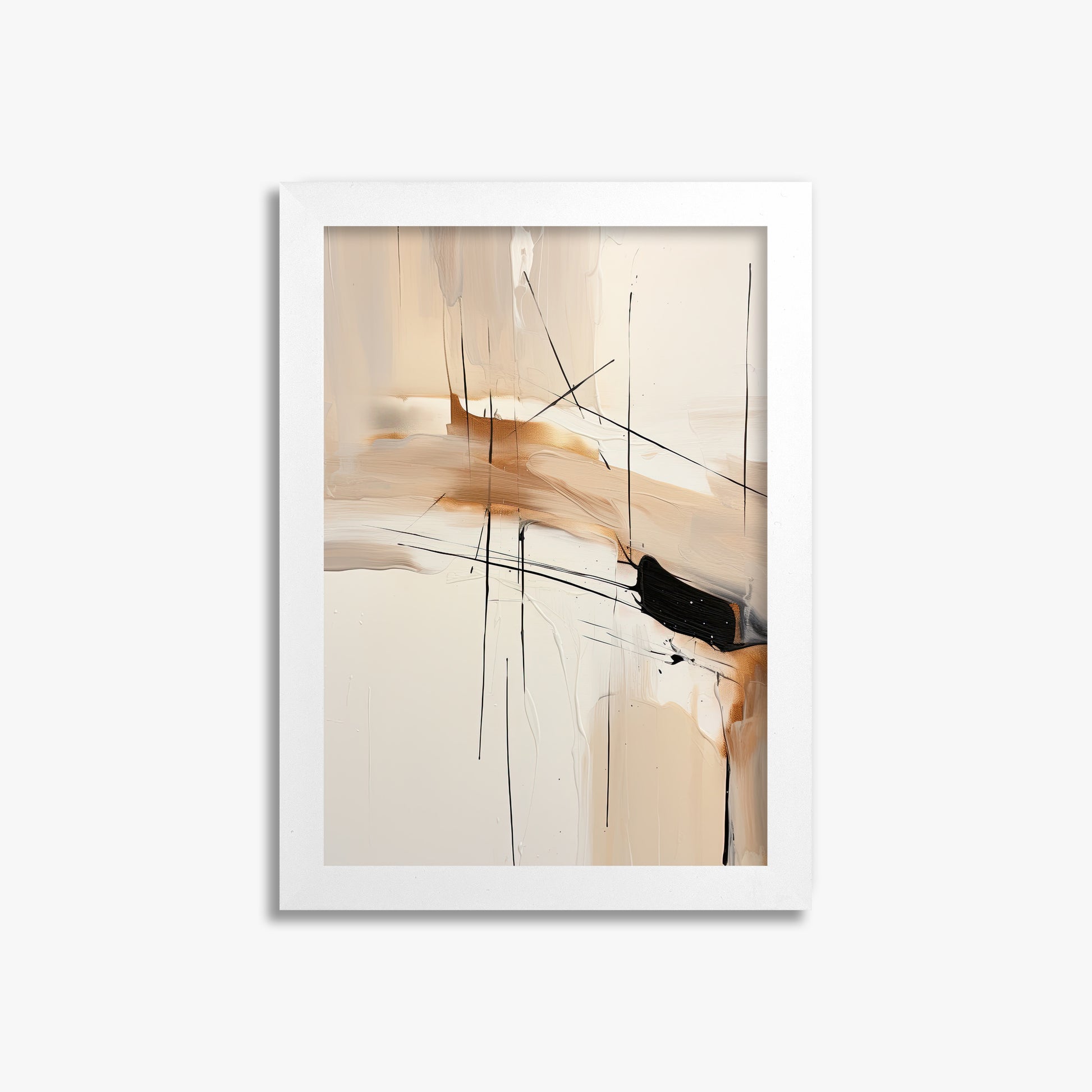 Desert Whisper, 21x30cm Framed Poster With White Frame