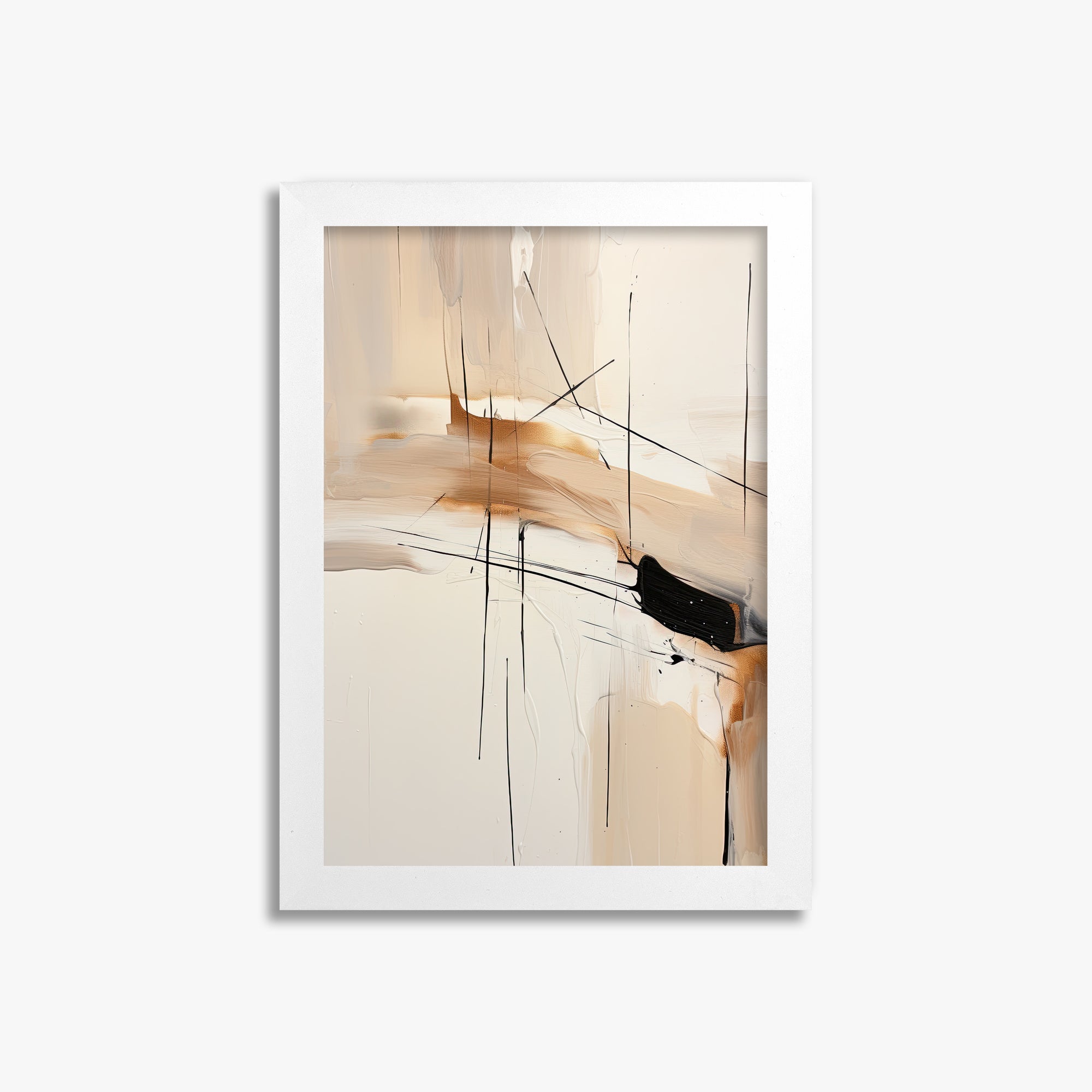 Desert Whisper, 21x30cm Framed Poster With White Frame