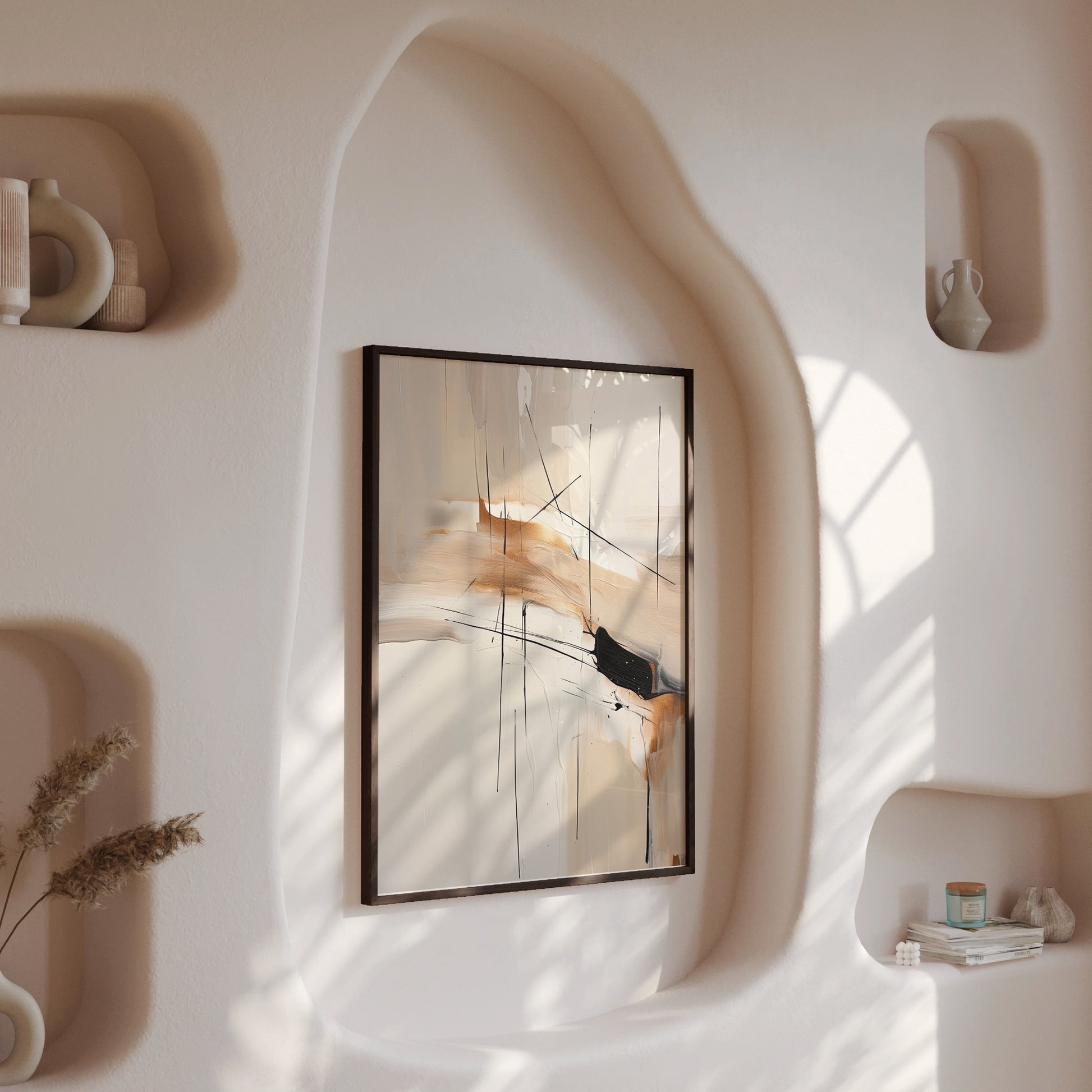 Design Concept No. 13 for Desert Whisper Modern Poster Art