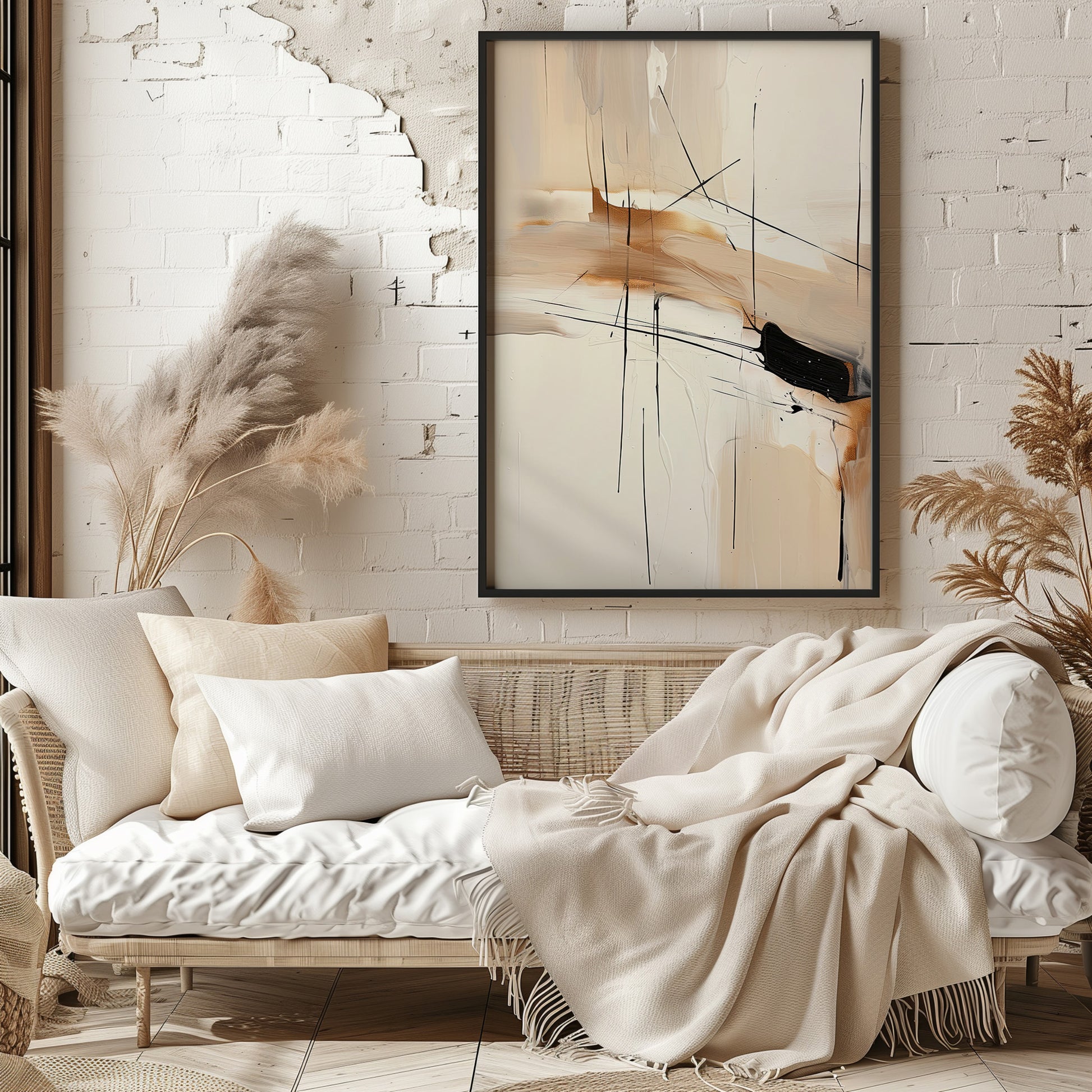 Design Concept No. 29 for Desert Whisper Modern Poster Art
