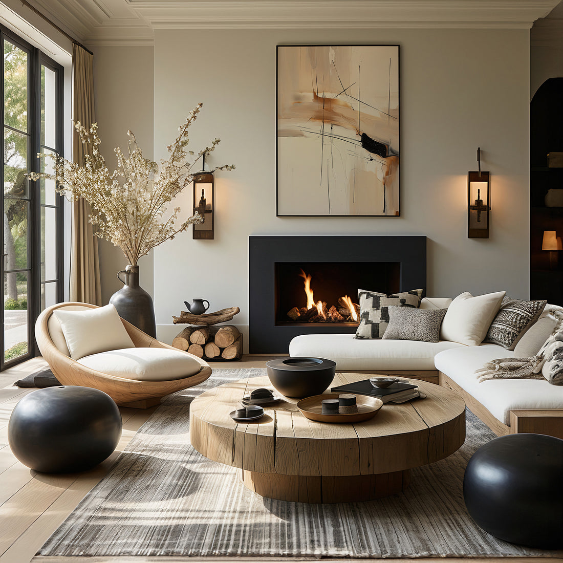 Desert Whisper, 50x70cm Framed Poster With Black Frame