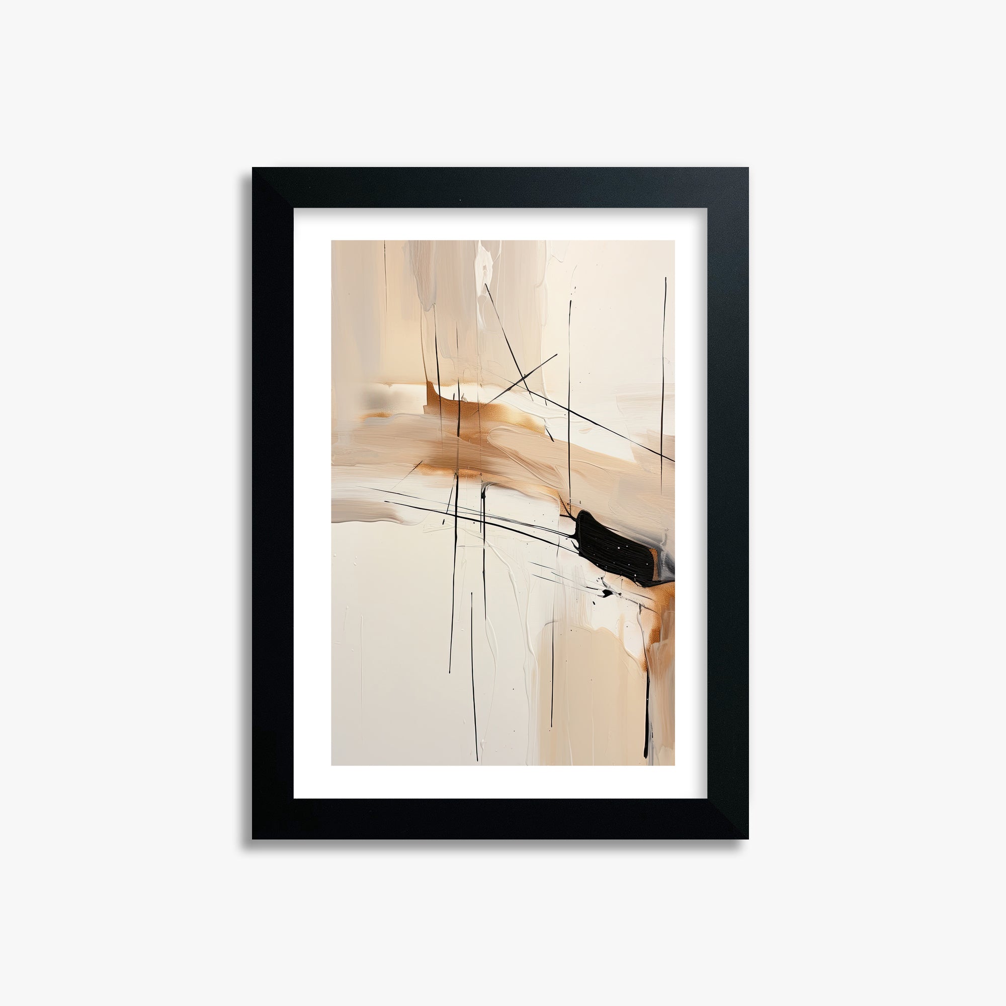Desert Whisper, 21x30cm Black Framed Art Reproduction