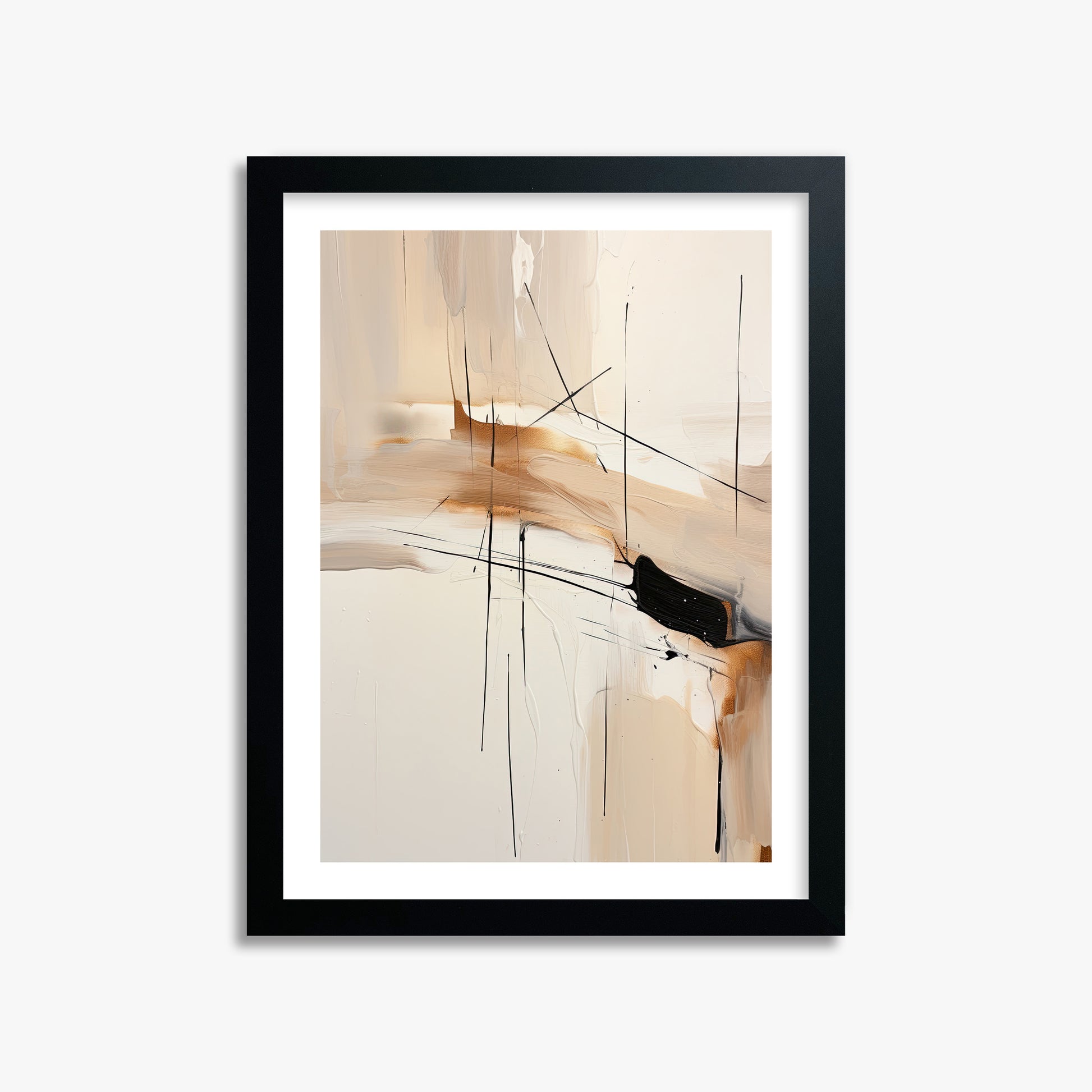 Desert Whisper, 30x40cm Black Framed Art Reproduction