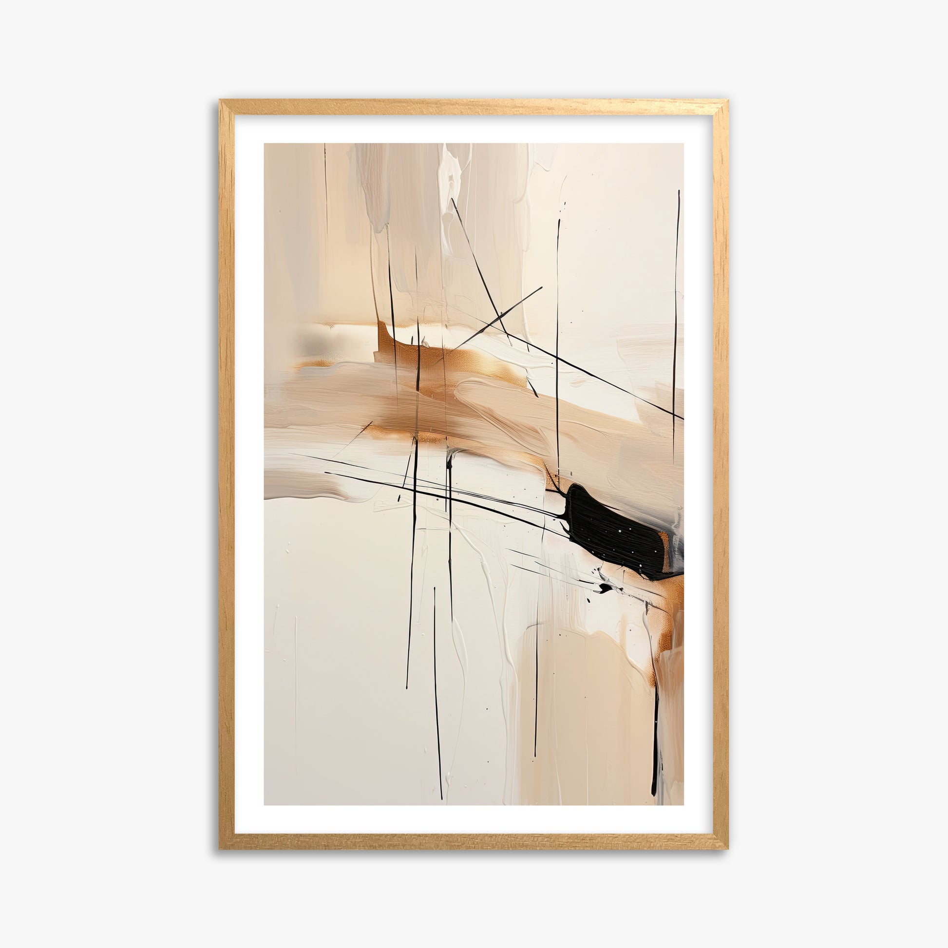 Desert Whisper, 61x91cm Oak Framed Art Reproduction