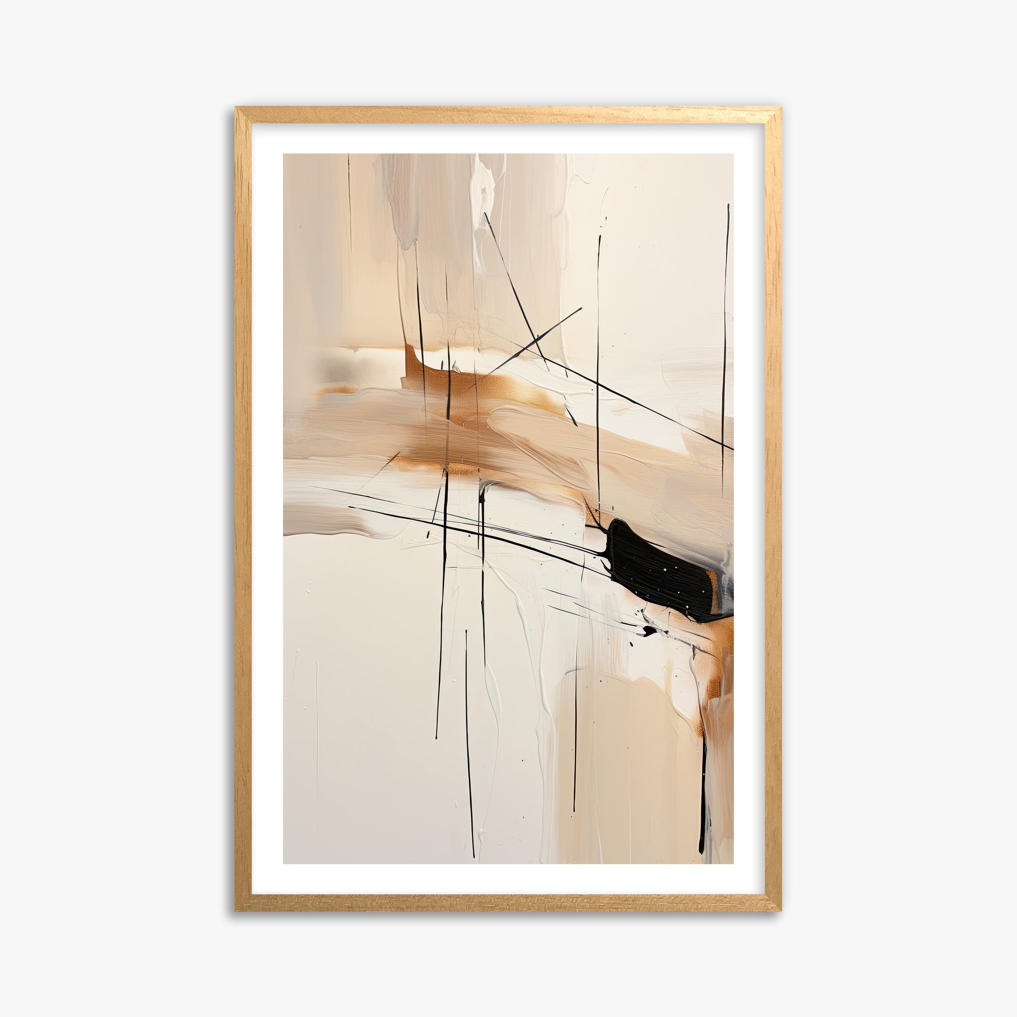 Desert Whisper, 61x91cm Oak Framed Art Reproduction
