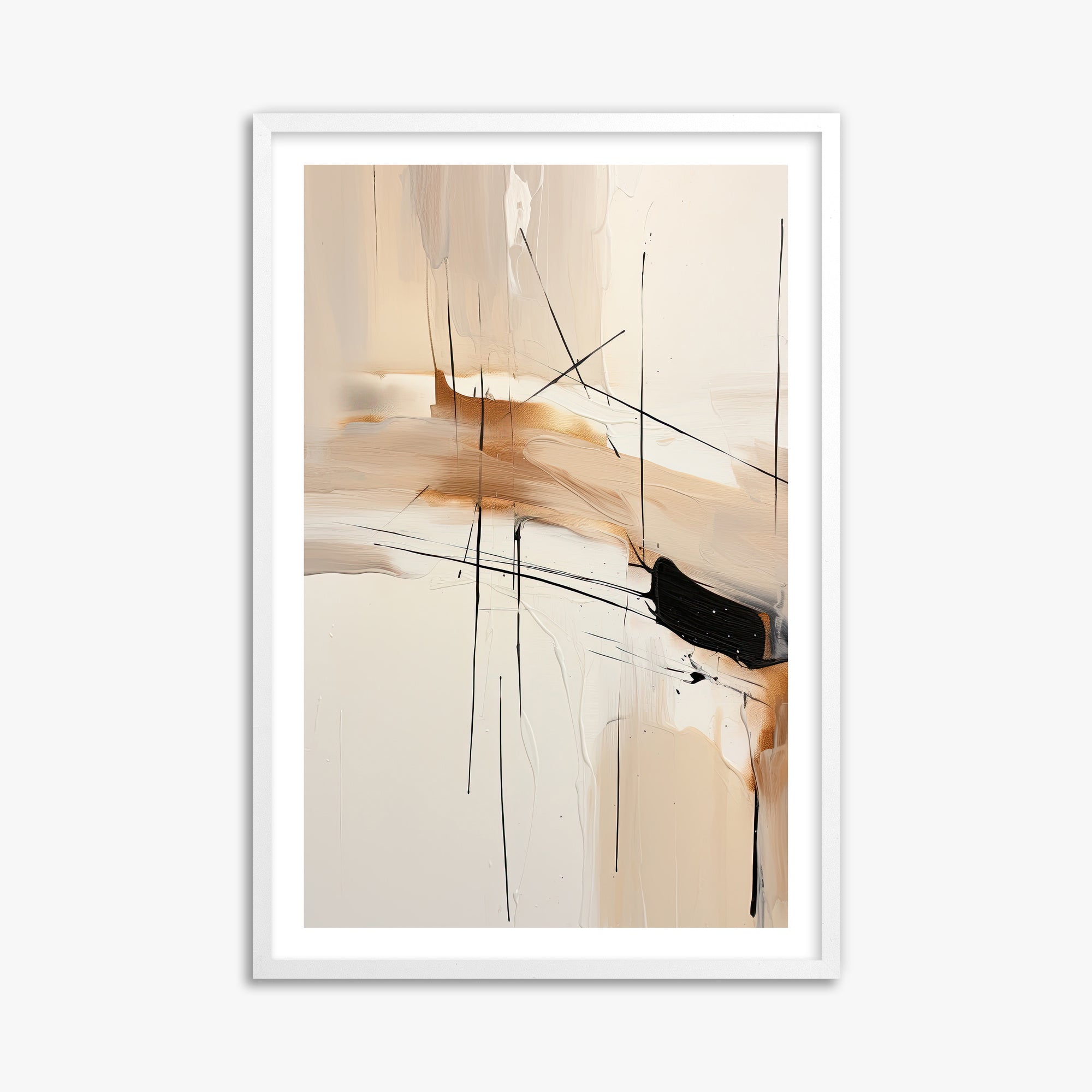 Desert Whisper, 61x91cm Whitek Framed Art Reproduction