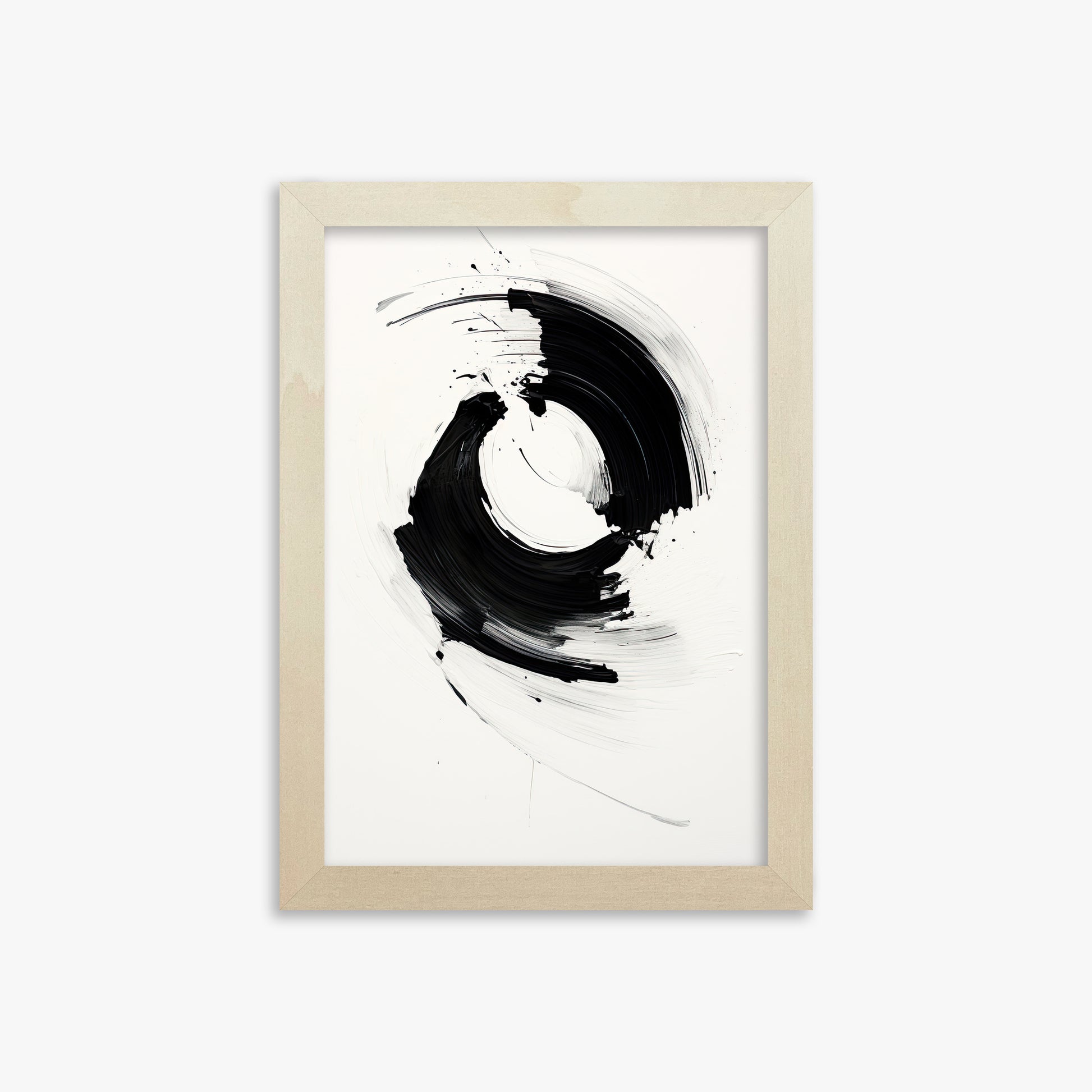 Orb in Motion, 21x30cm Framed Art Reproduction With Lime Wood Frame