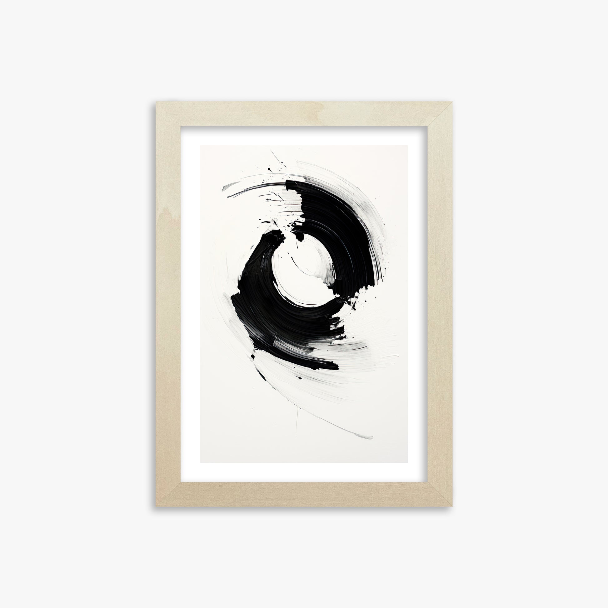 Orb in Motion, 21x30cm Framed Art Reproduction With Lime Wood Frame