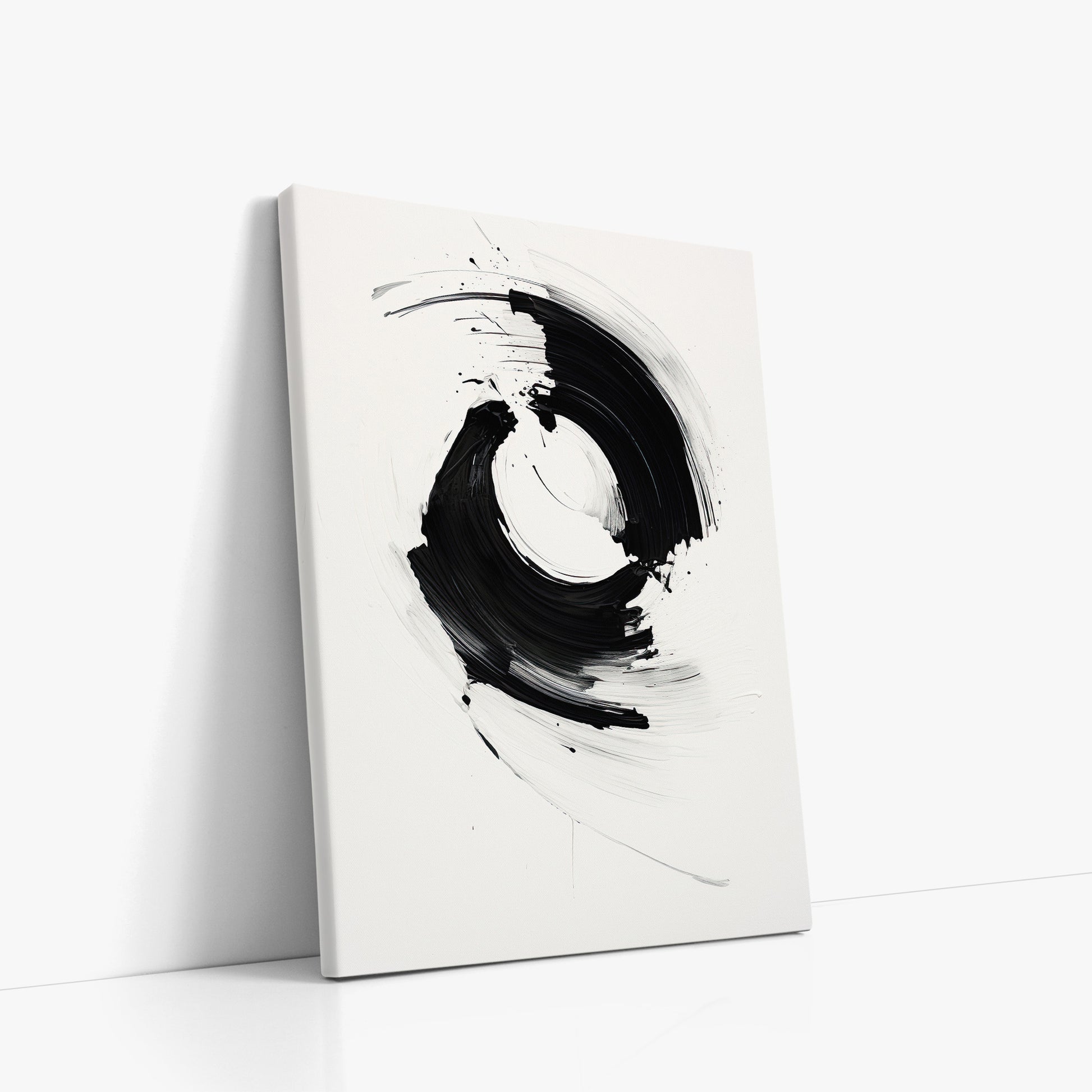 Orb in Motion, 50x70cm Satin Canvas Art Reproduction Left Angle