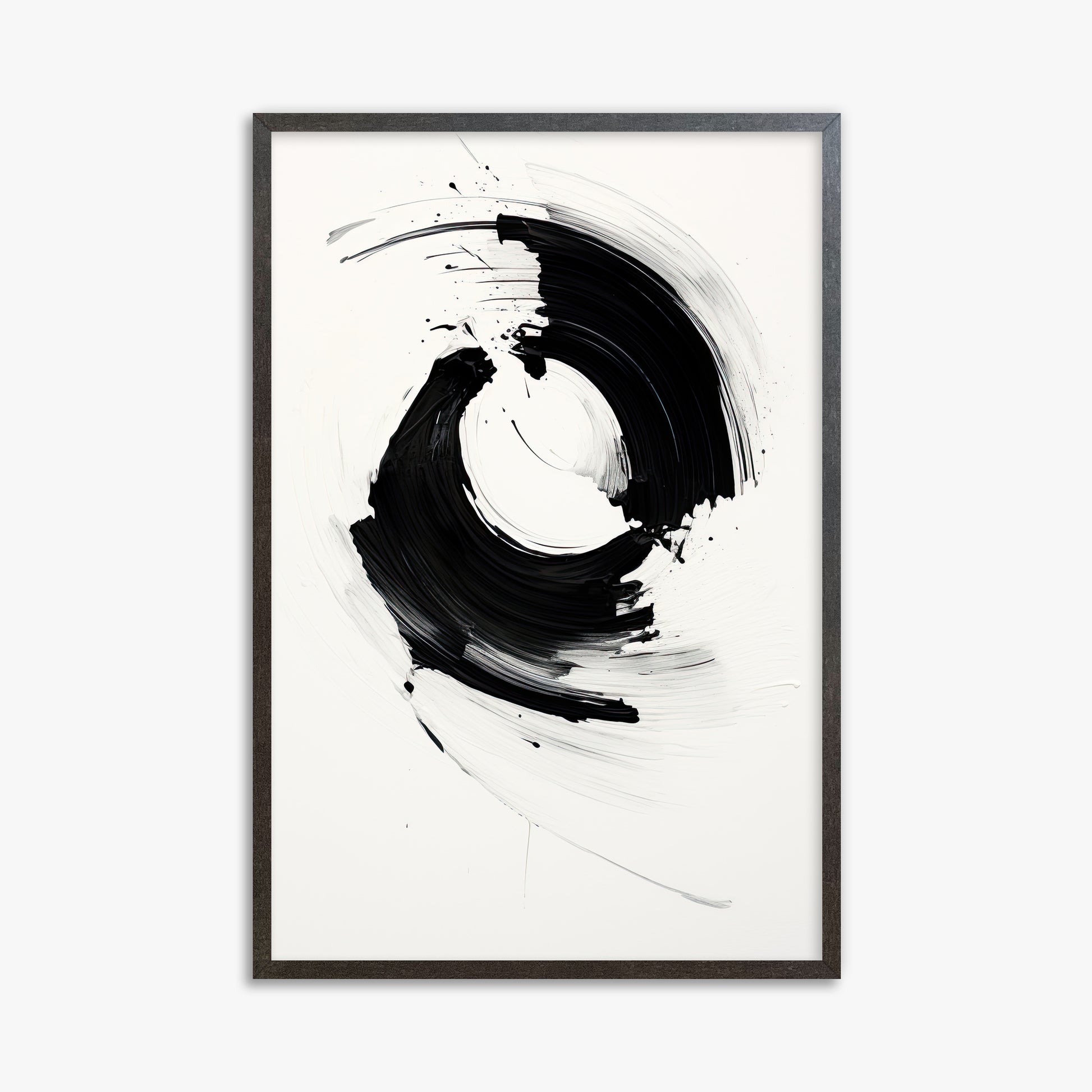 Orb in Motion, 61x91cm Framed Art Reproduction With Espresso Frame
