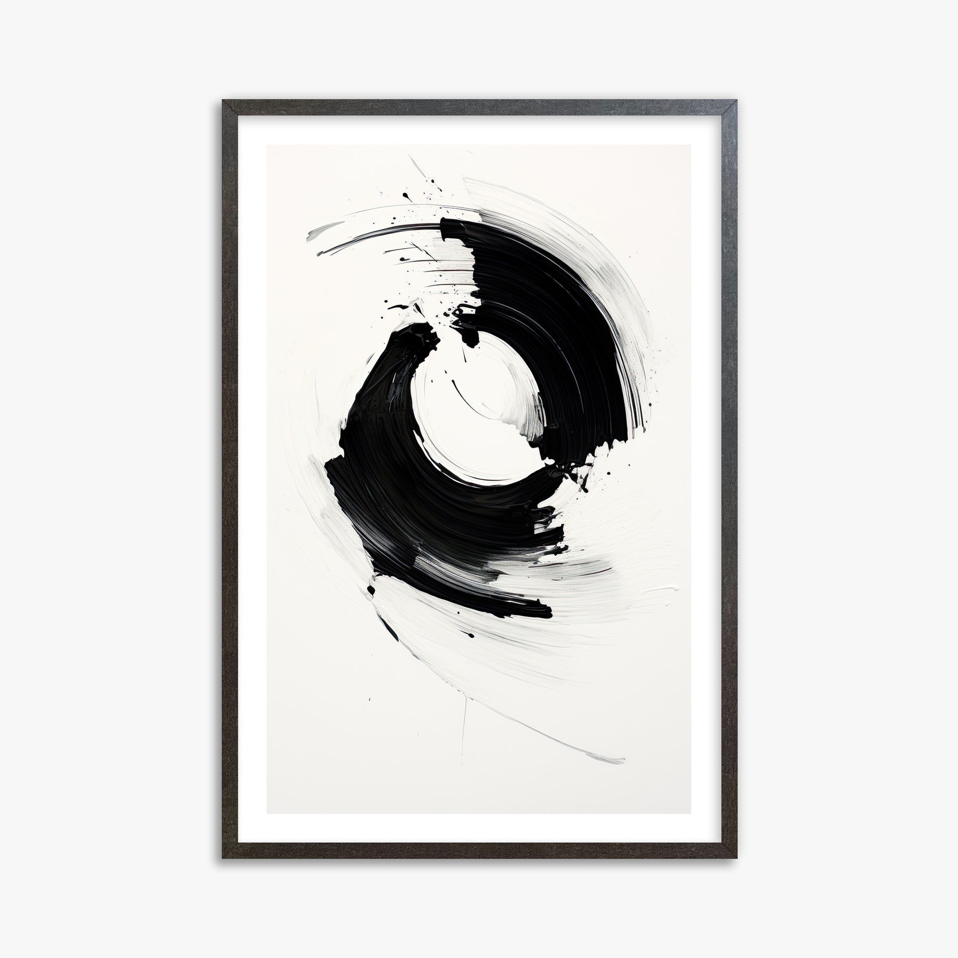 Orb in Motion, 61x91cm Framed Art Reproduction With Espresso Frame
