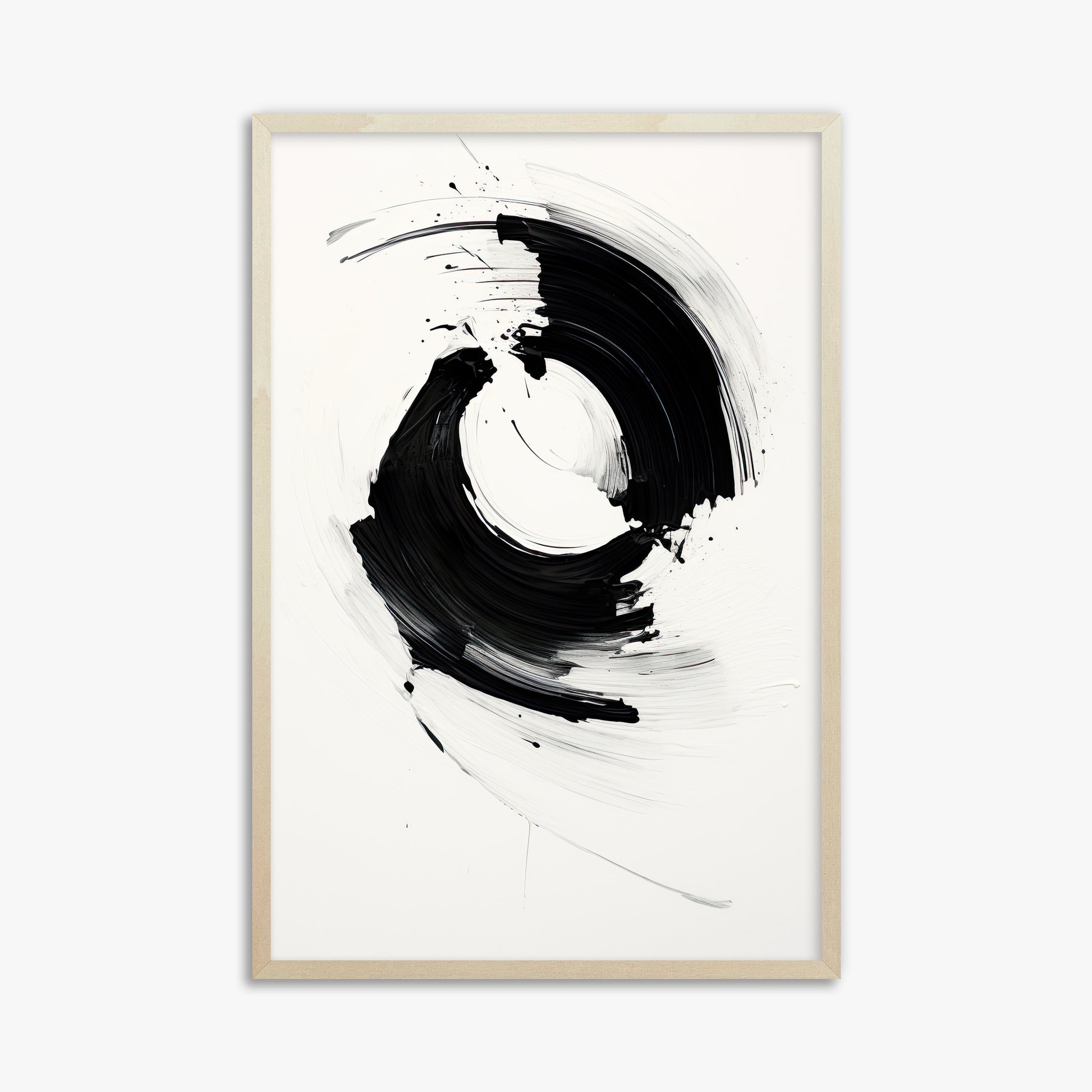 Orb in Motion, 61x91cm Framed Art Reproduction With Lime Wood Frame