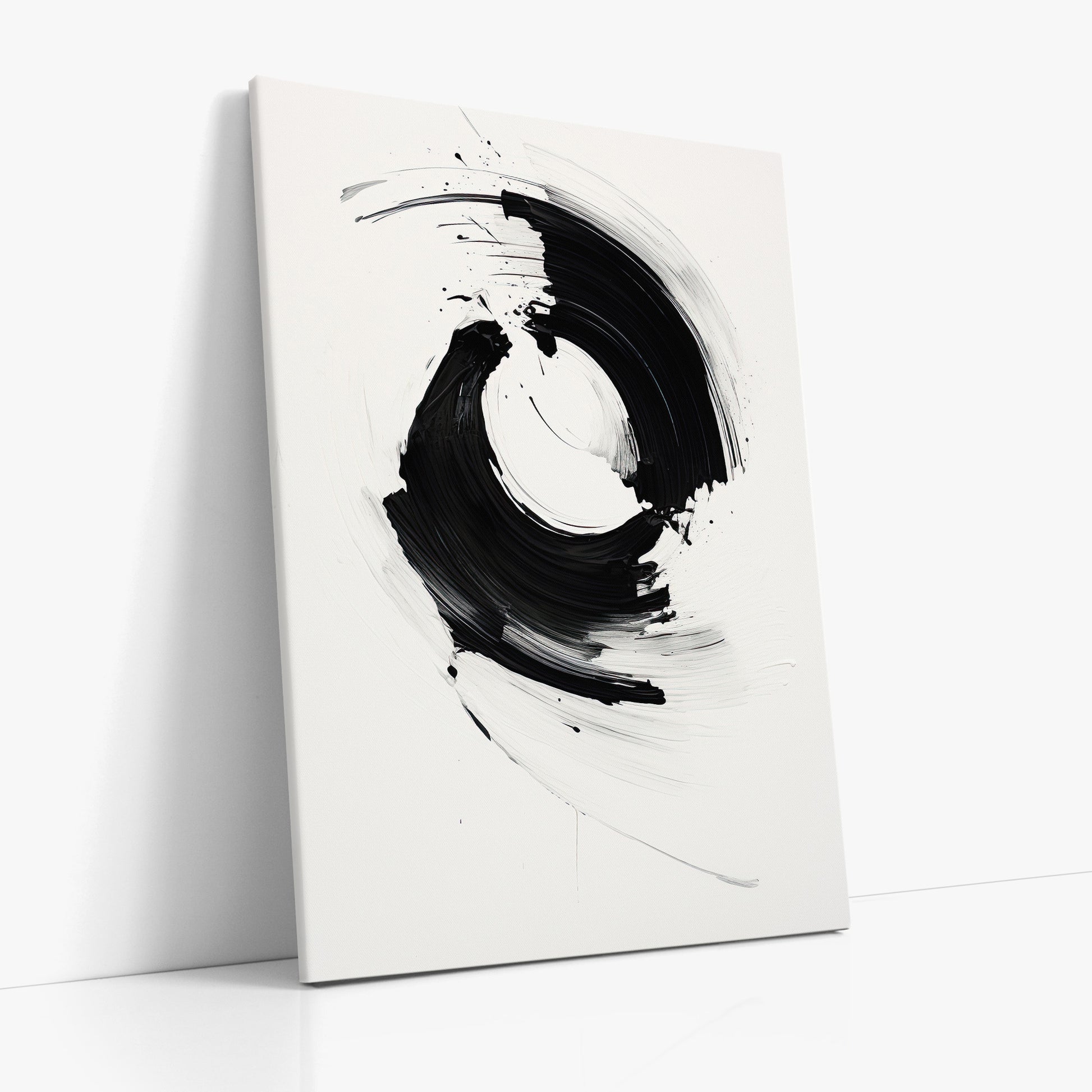 Orb in Motion, 70x100cm Satin Canvas Art Reproduction Left Angle