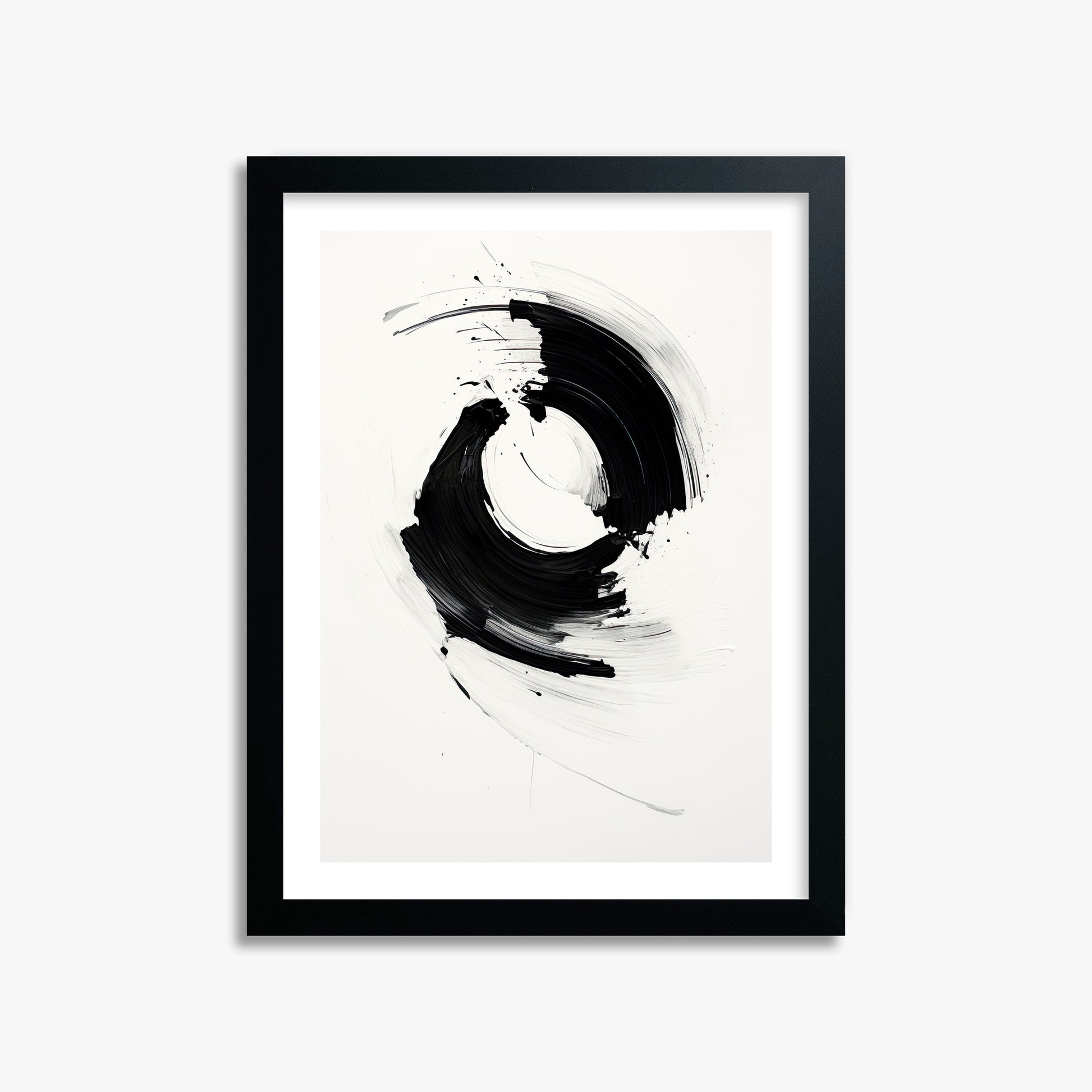 Orb in Motion, 30x40cm Black Framed Art Reproduction