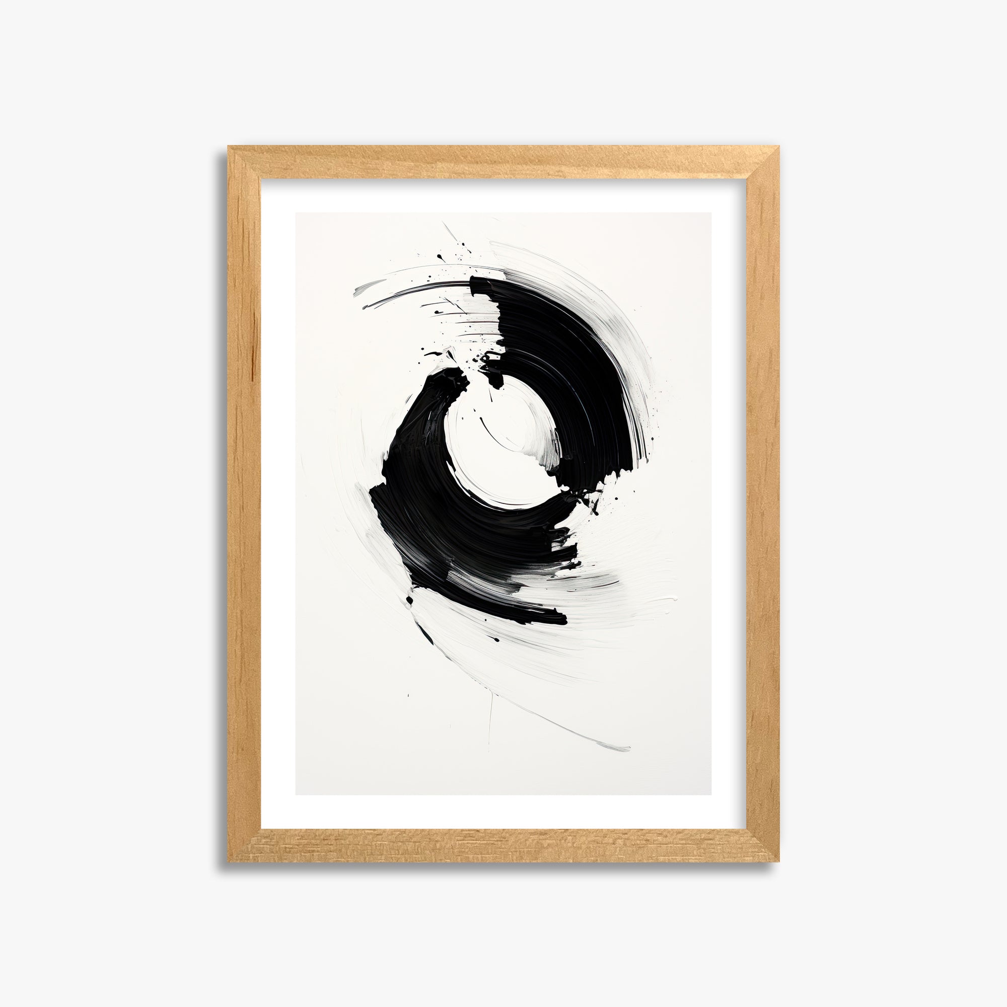 Orb in Motion, 30x40cm Oak Framed Art Reproduction