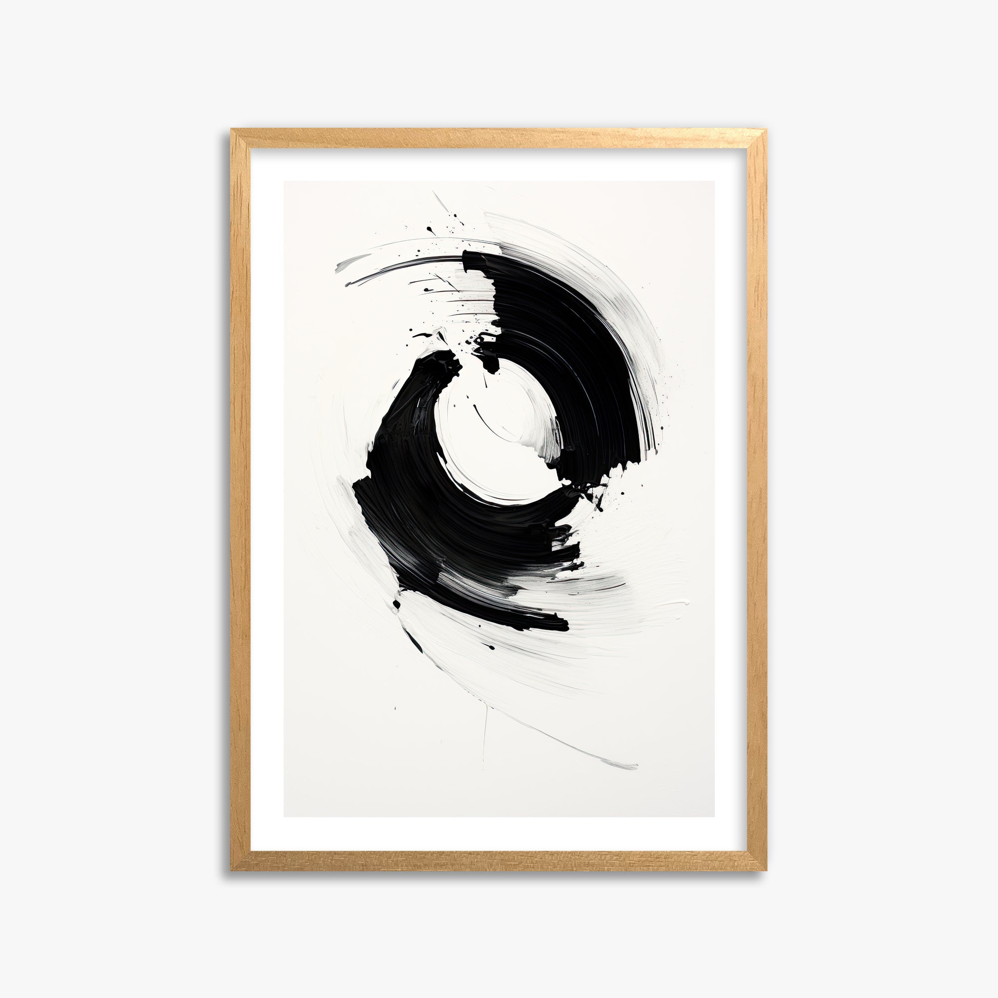 Orb in Motion, 50x70cm Oak Framed Art Reproduction
