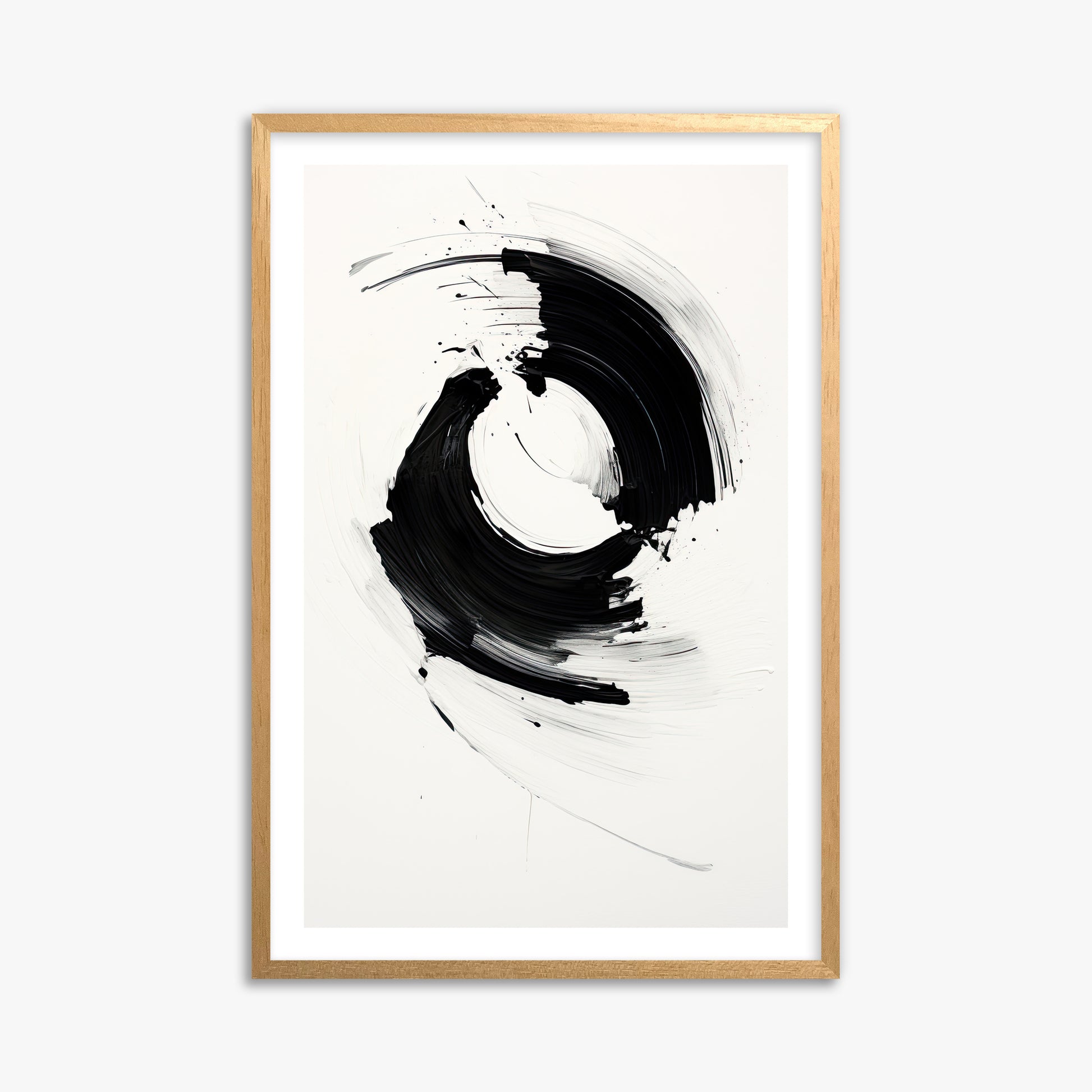 Orb in Motion, 61x91cm Oak Framed Art Reproduction